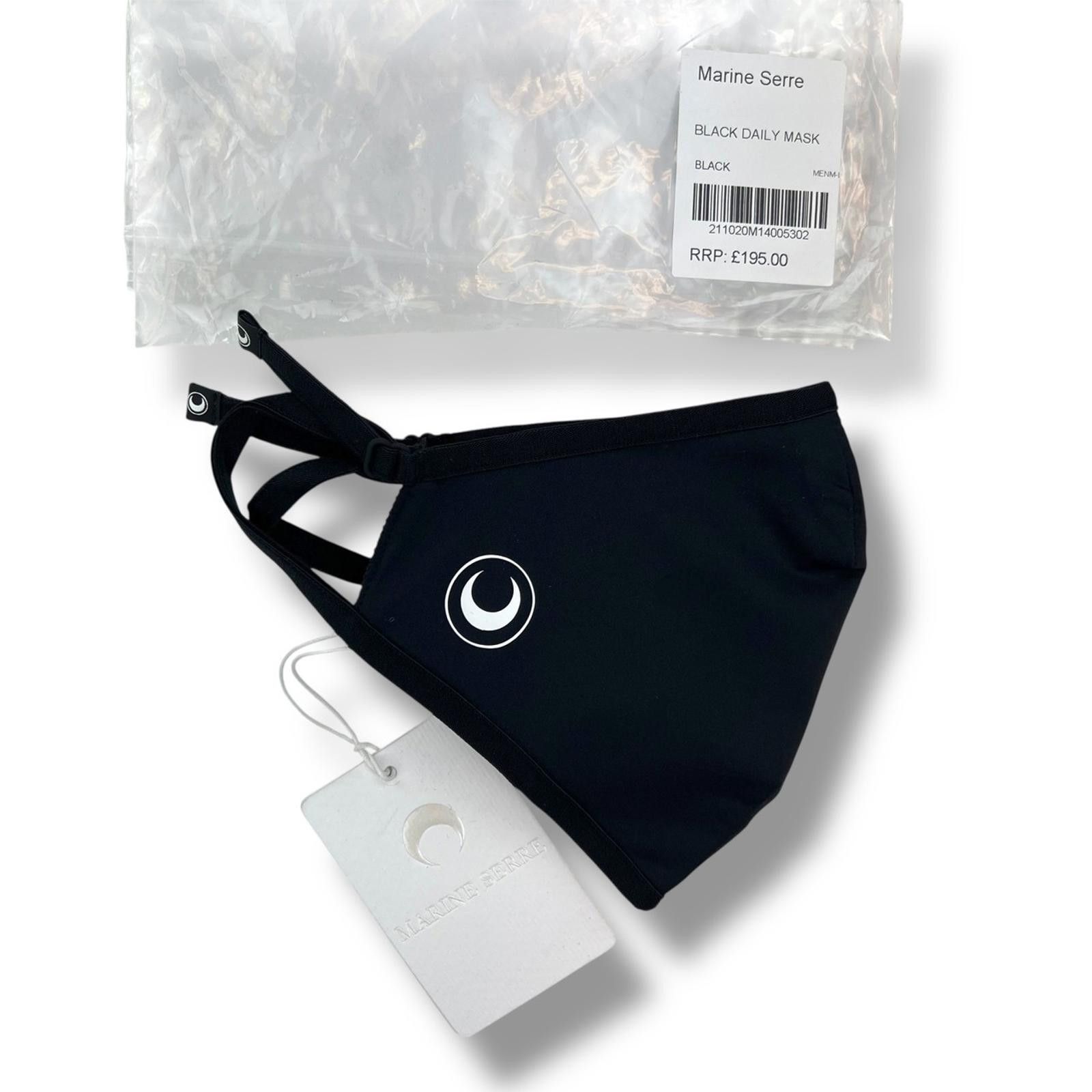 Marine Serre Marine Serre Black Daily Face Mask Size ONE SIZE - 1 Thumbnail