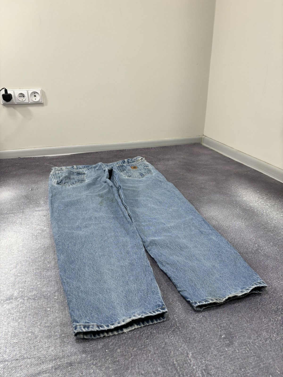 Carhartt Vintage Carhartt Relaxed Fit USA Faded Blue Baggy Jeans Size US 42 / EU 58 - 4 Thumbnail