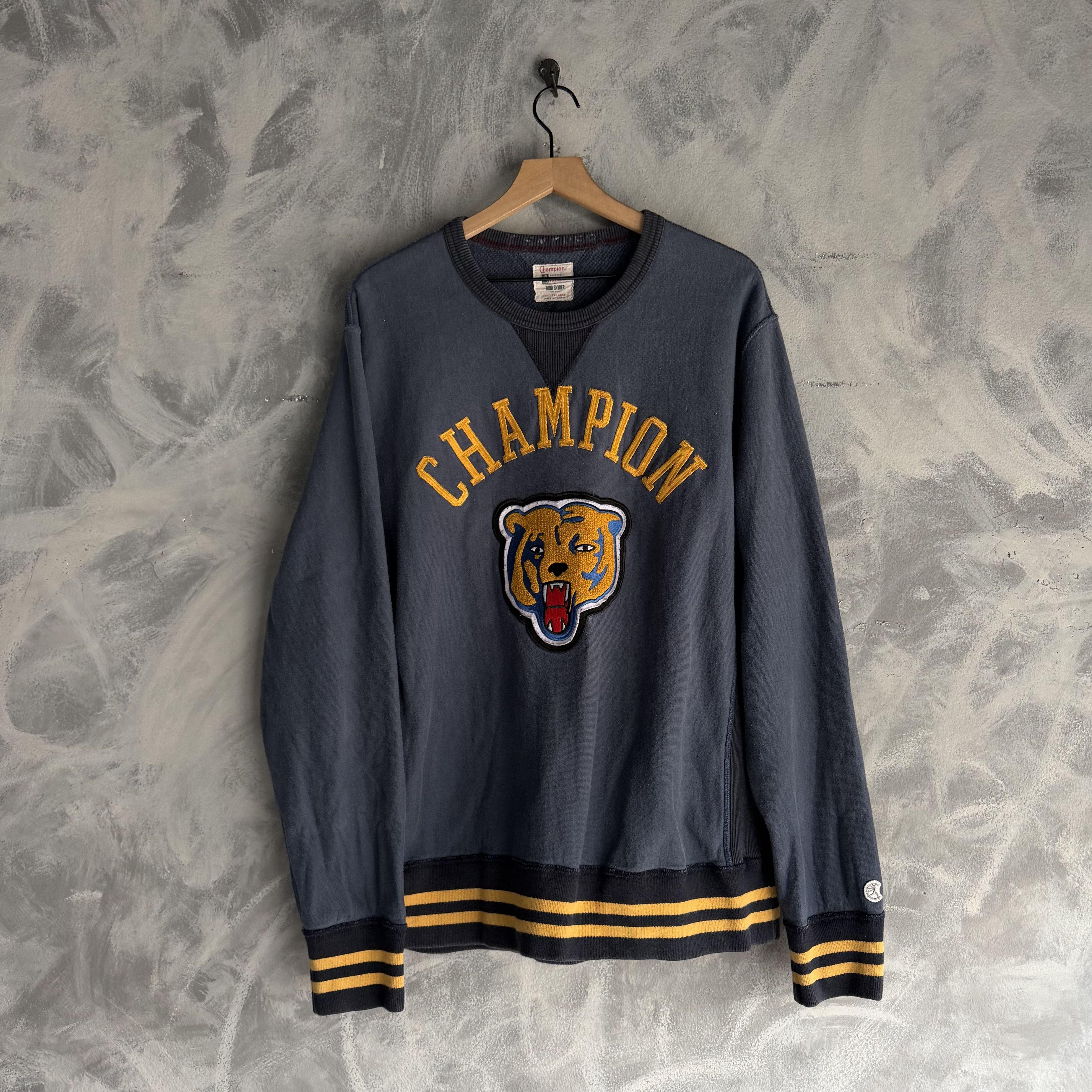 Champion × Todd Snyder Champion Todd Snyder Sweatshirt Mens Crewneck Chenille Bear Size US XXL / EU 58 / 5 - 1 Thumbnail