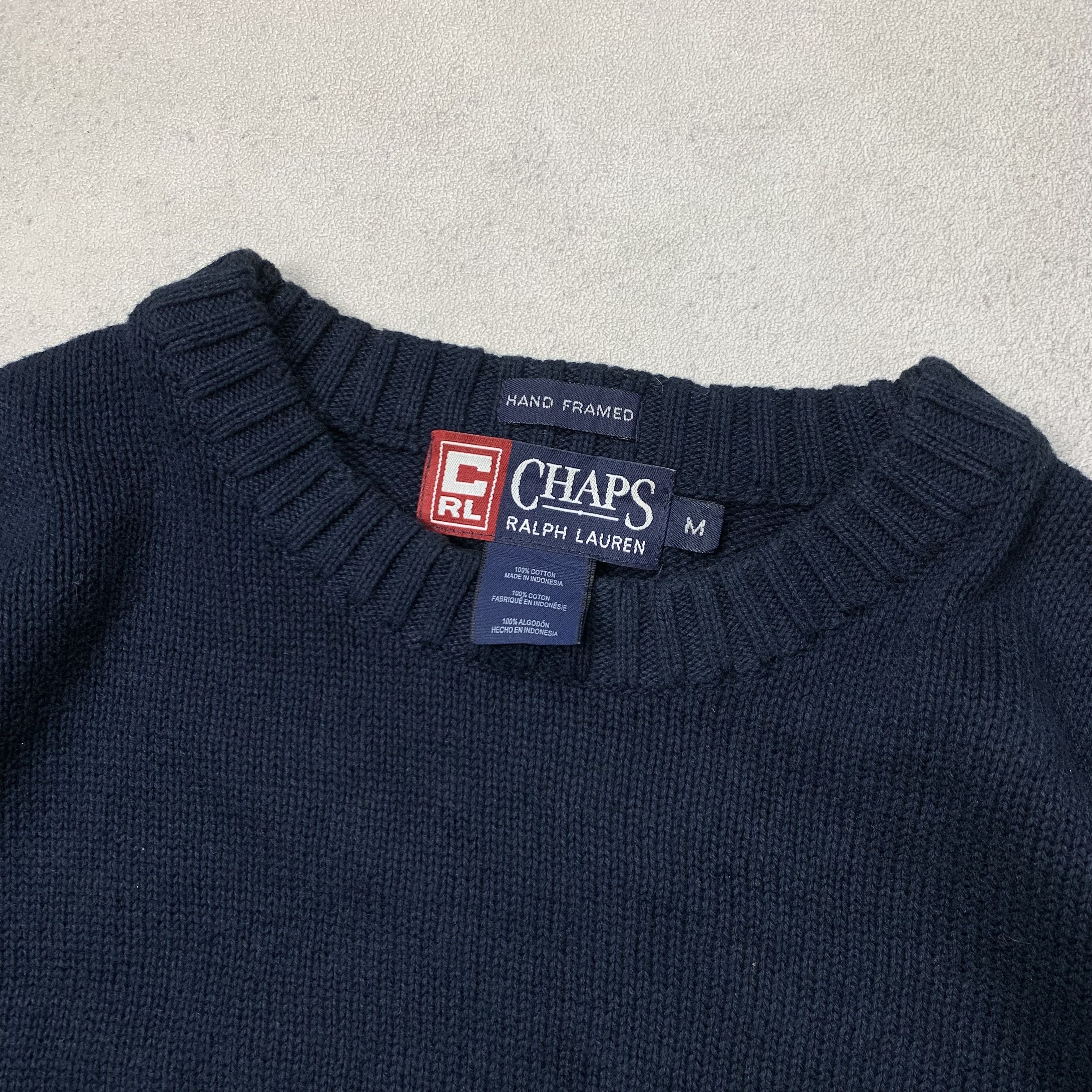 Chaps Ralph Lauren Vintage Chaps Ralph Lauren Hand Framed Knit Sweater Jumper Size US M / EU 48-50 / 2 - 4 Thumbnail