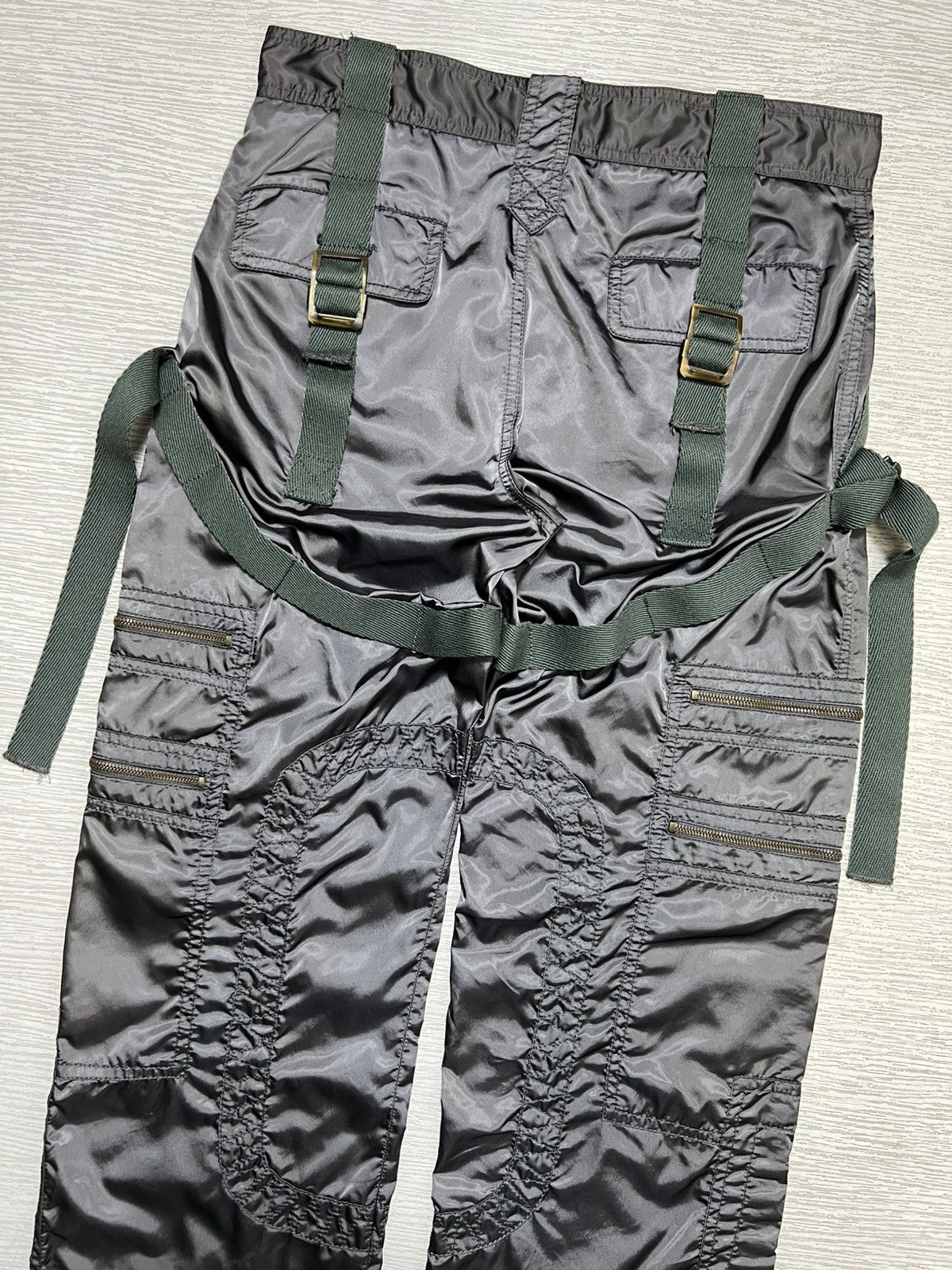 Dolce & Gabbana Dolce & Gabbana - FW03 - Bondage Parachute Nylon Cargo Pants Size US 32 / EU 48 - 14 Thumbnail