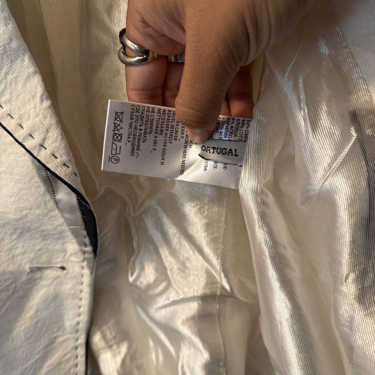 Ann Demeulemeester Ann D Crepe Blazer with Satin Lining Size XS / US 0-2 / IT 36-38 - 7 Thumbnail