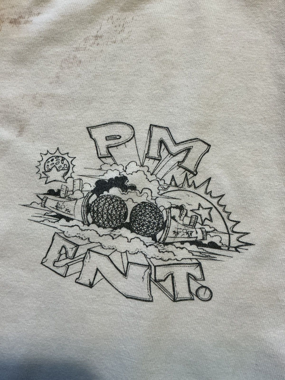 Vintage 1998 O.F.T.B. Operation From The Bottom Flat Broke T-Shirt Size US L / EU 52-54 / 3 - 9 Thumbnail