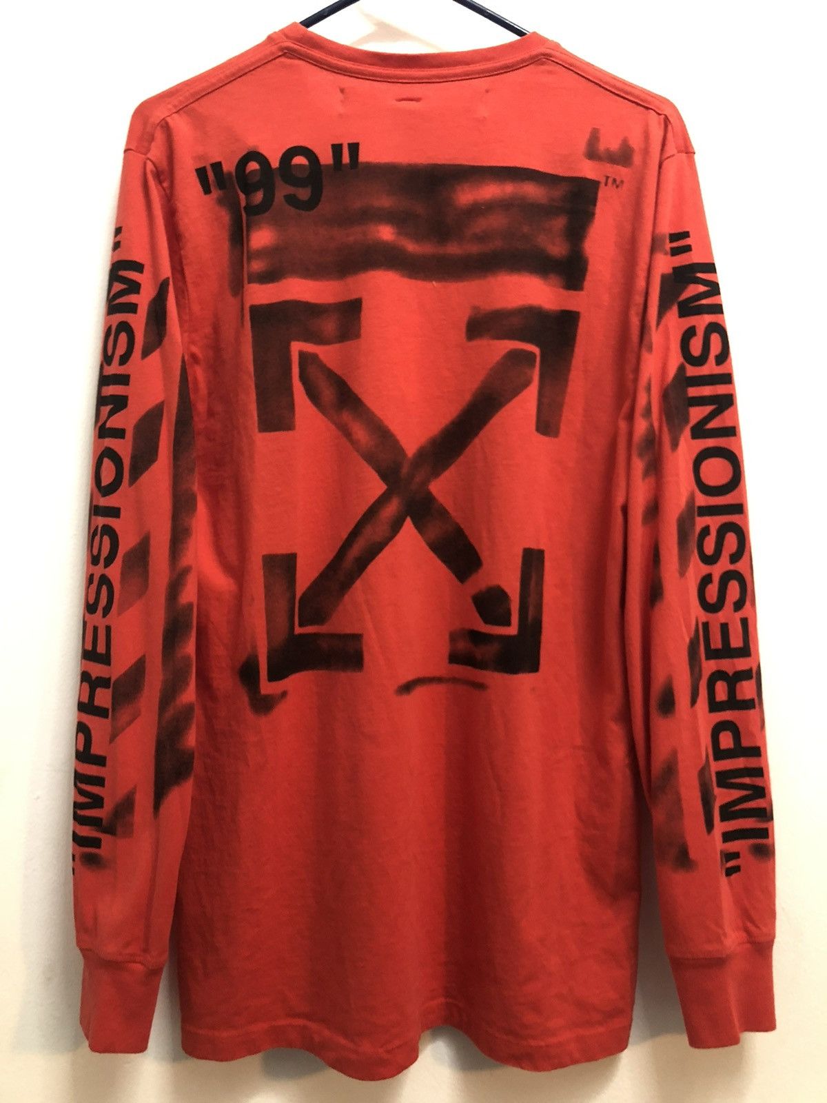OFF-WHITE IMPRESSIONISM 長袖カットソー S OFF-WHITE IMPRESSIONISM 長袖カットソー S