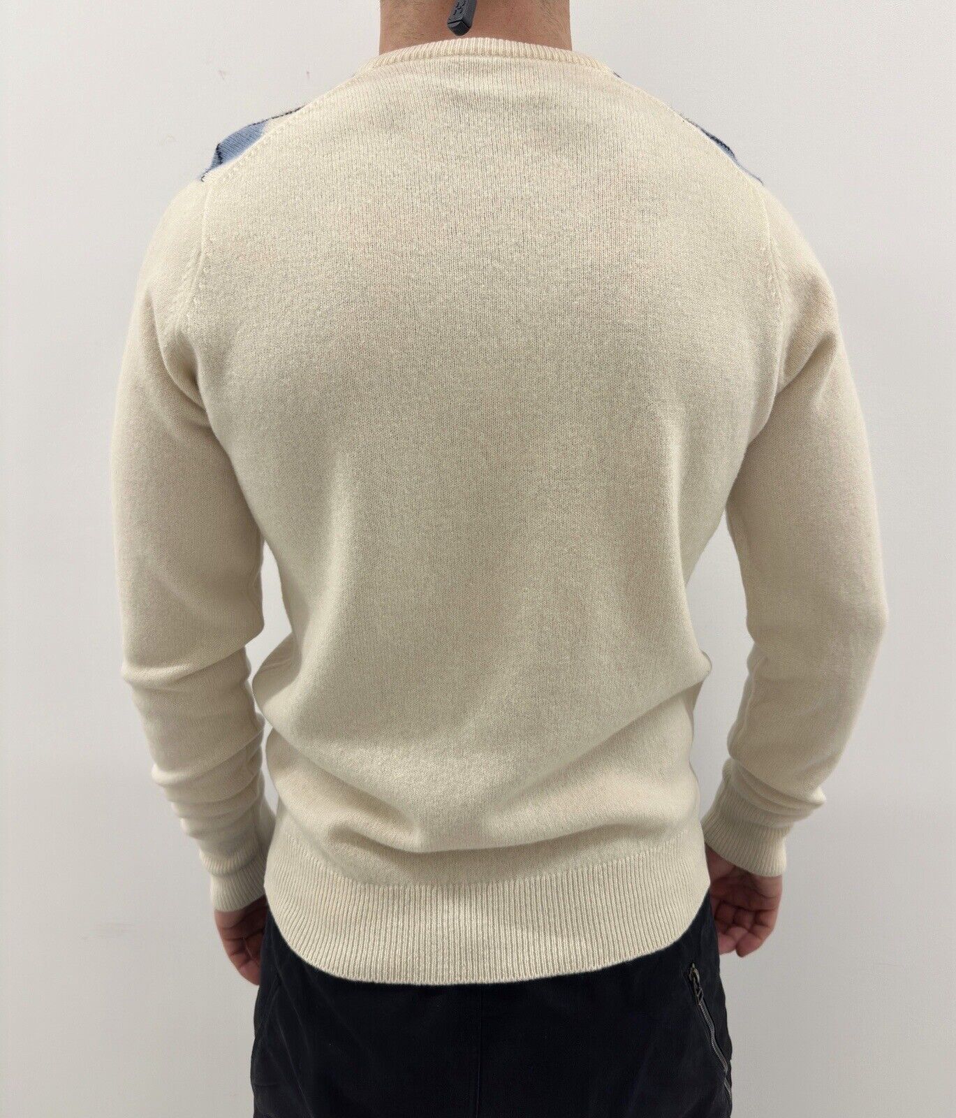 Alan Paine Alan Paine Pure Lambswool Men’s England Sweater Pullover Size US S / EU 44-46 / 1 - 2 Thumbnail