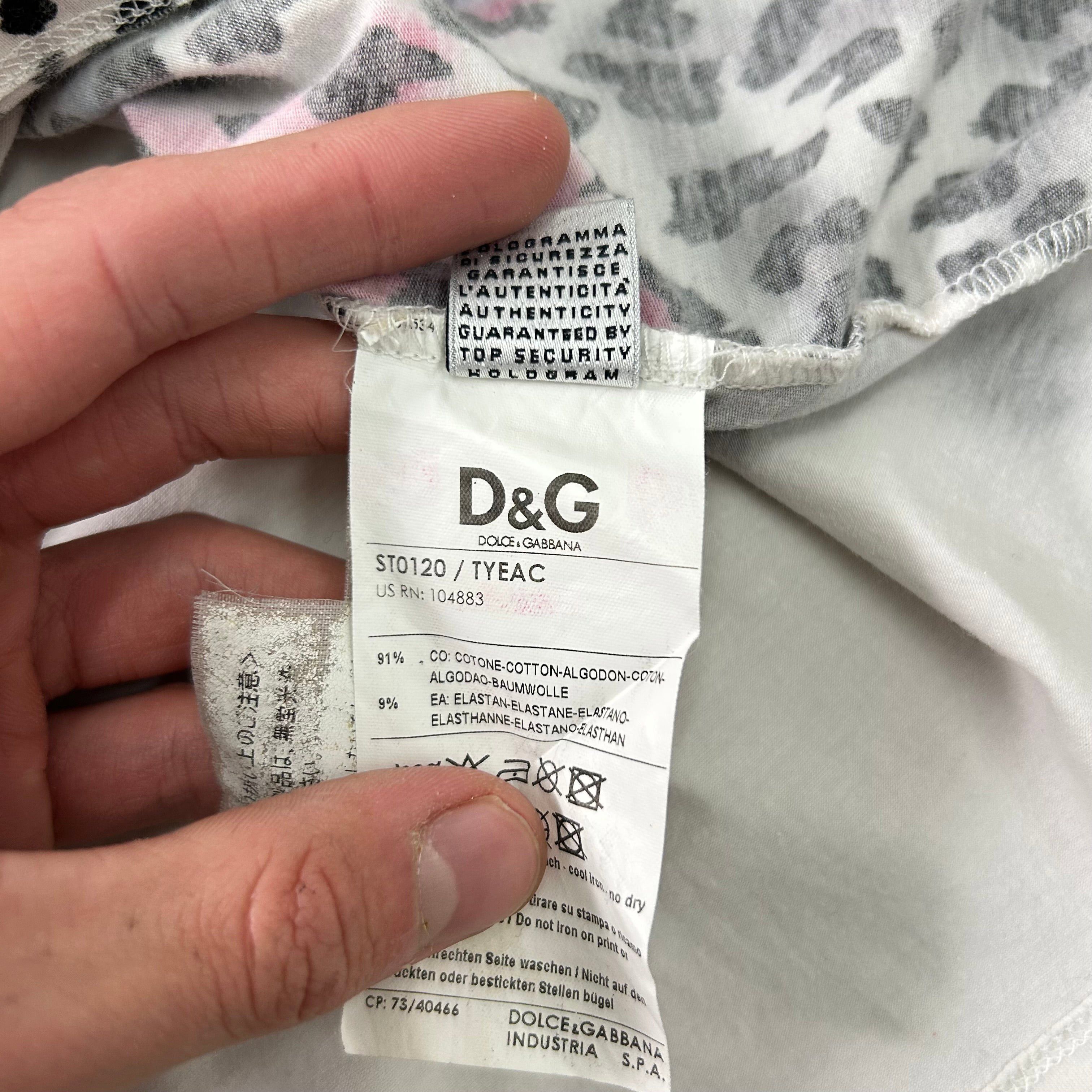 Dolce & Gabbana Dolce & Gabbana Leopard Pop Cotton T-Shirt Size XS / US 0-2 / IT 36-38 - 9 Thumbnail