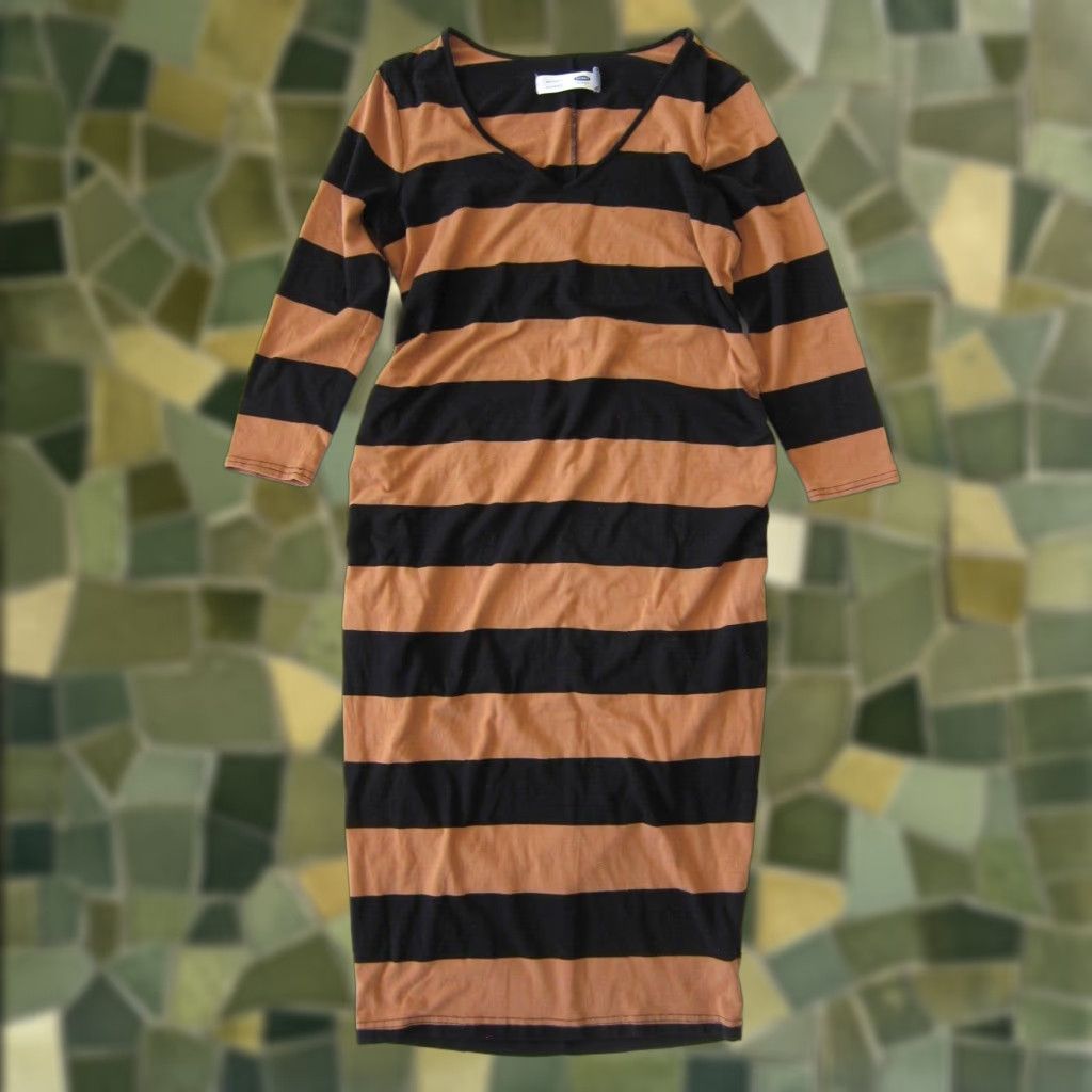 Old Navy Old Navy Stretch Stripe 3/4 Sleeve Bodycon Maternity Dress M Size M / US 6-8 / IT 42-44 - 1 Thumbnail