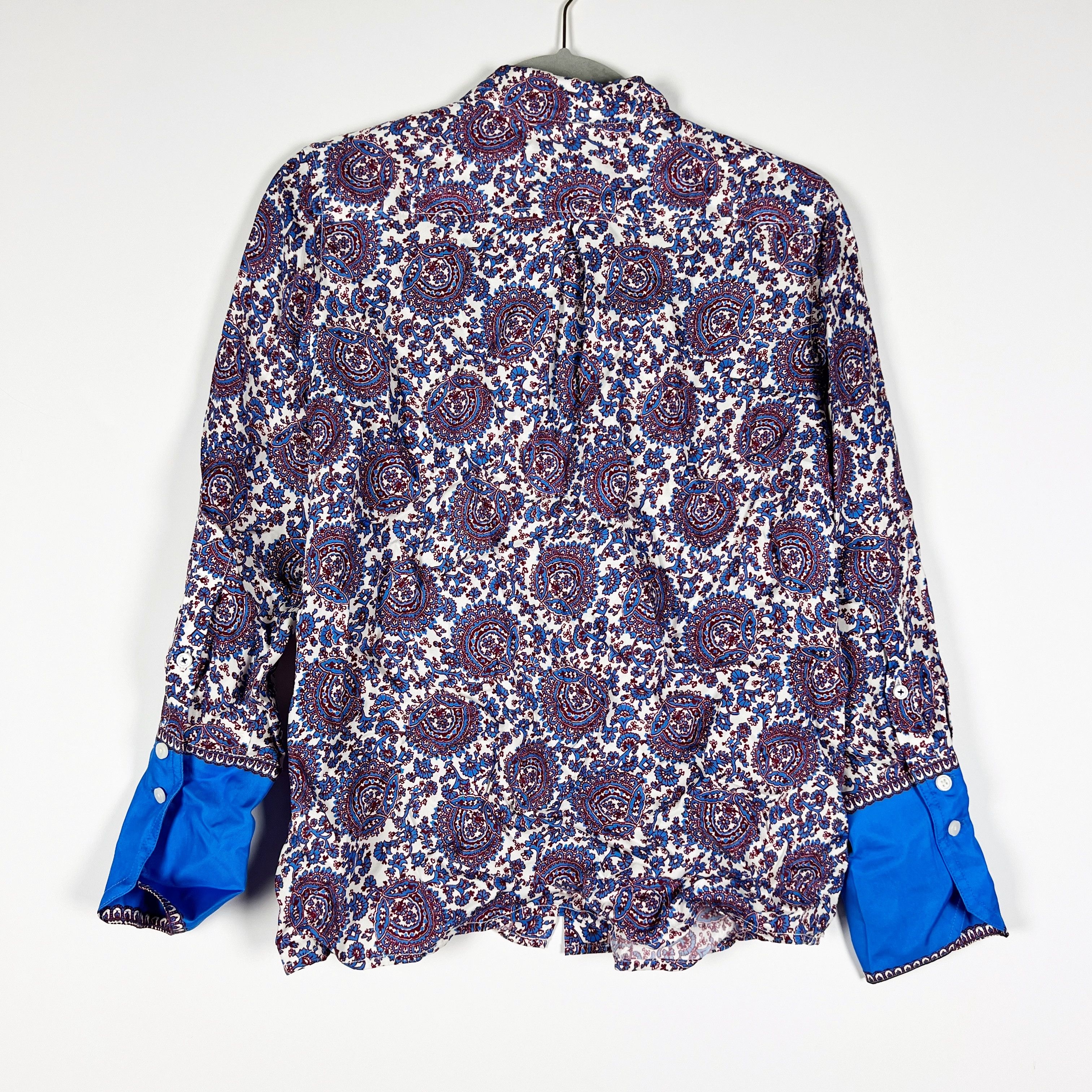 J.Crew NEW J. Crew Classic Fit Drapey Cupro Blend Button Size XS / US 0-2 / IT 36-38 - 4 Thumbnail