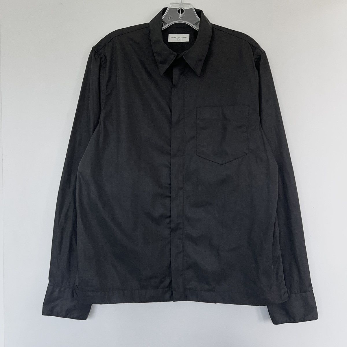 Dries Van Noten Dries Van Noten black water repellent nylon overshirt jacket Size US M / EU 48-50 / 2 - 1 Thumbnail