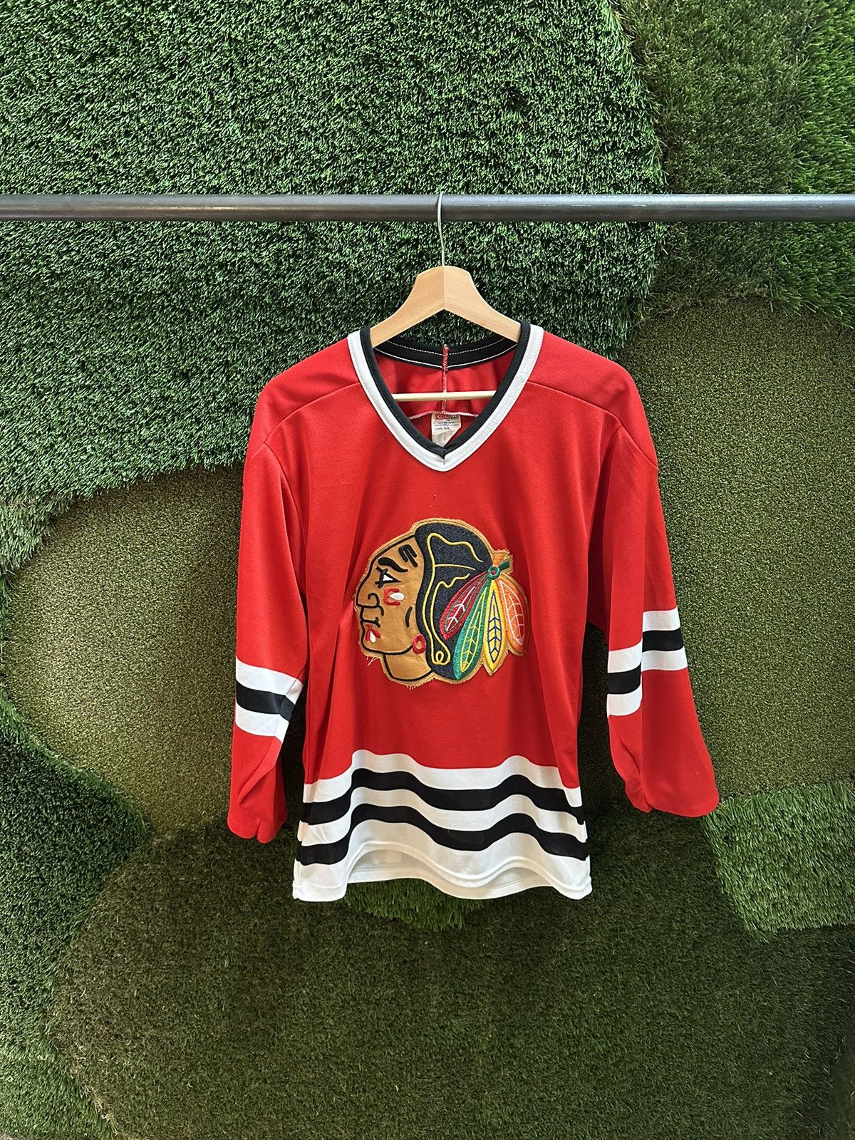 Ccm × NHL × Vintage Vintage 1980s NHL CCM Chicago Blackhawks Hockey Jersey Size US S / EU 44-46 / 1 - 1 Thumbnail
