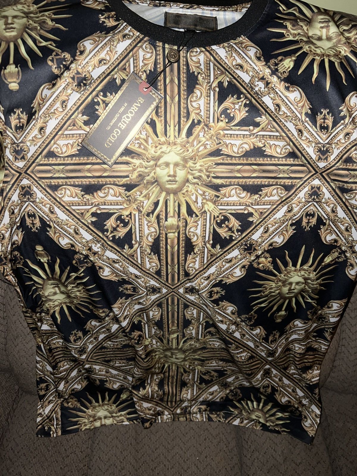 Hypebeast Baroque Gold By Drill Clothing Co. Sun All Over Tee Size US XL / EU 56 / 4 - 2 Thumbnail
