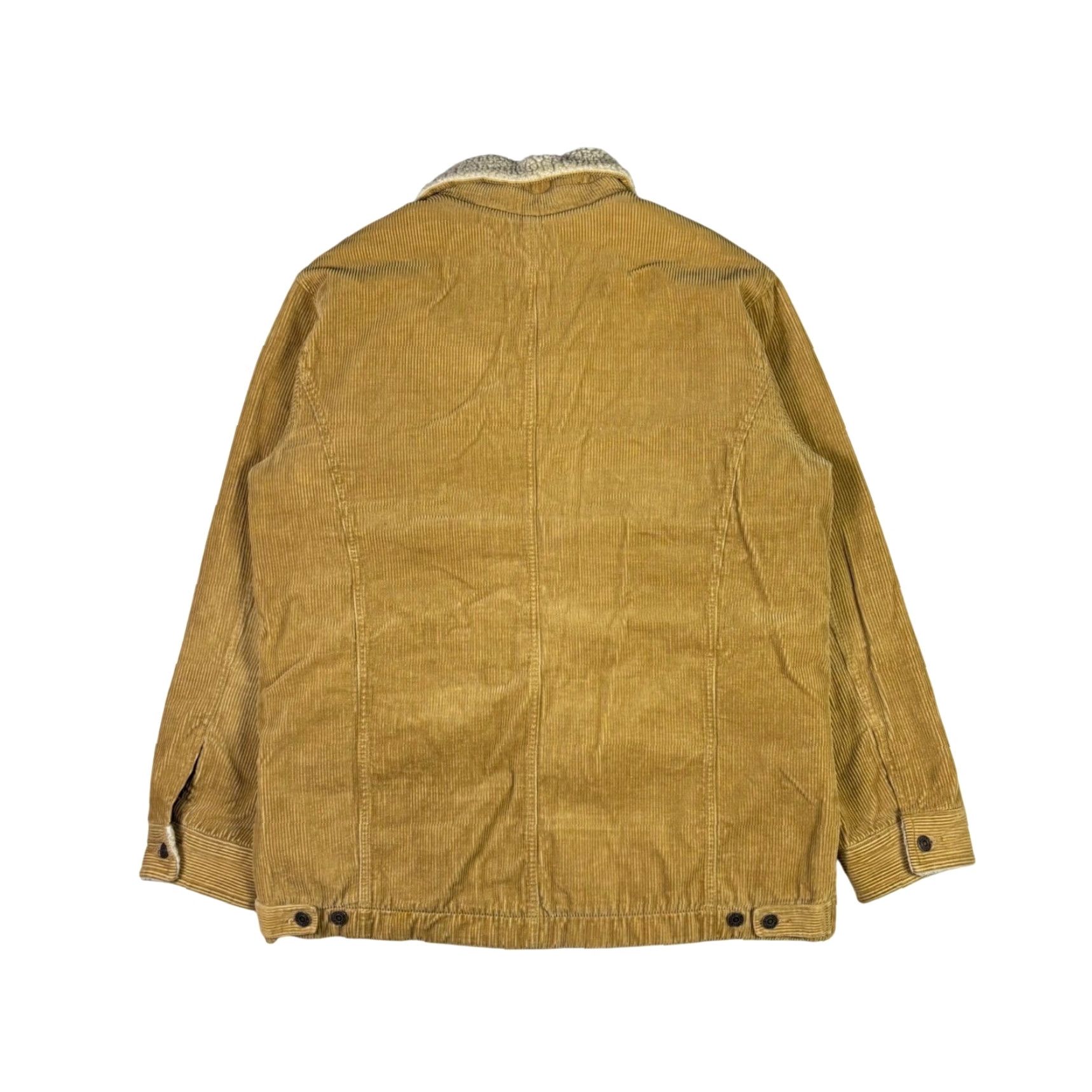 Gap VINTAGE Gap Trucker Jacket Mens Medium Corduroy Lined Insulated 90s Brown Tan Jacket Coat Casual Workwear Logo Button Front Shipping N/A Size US M / EU 48-50 / 2 - 2 Thumbnail