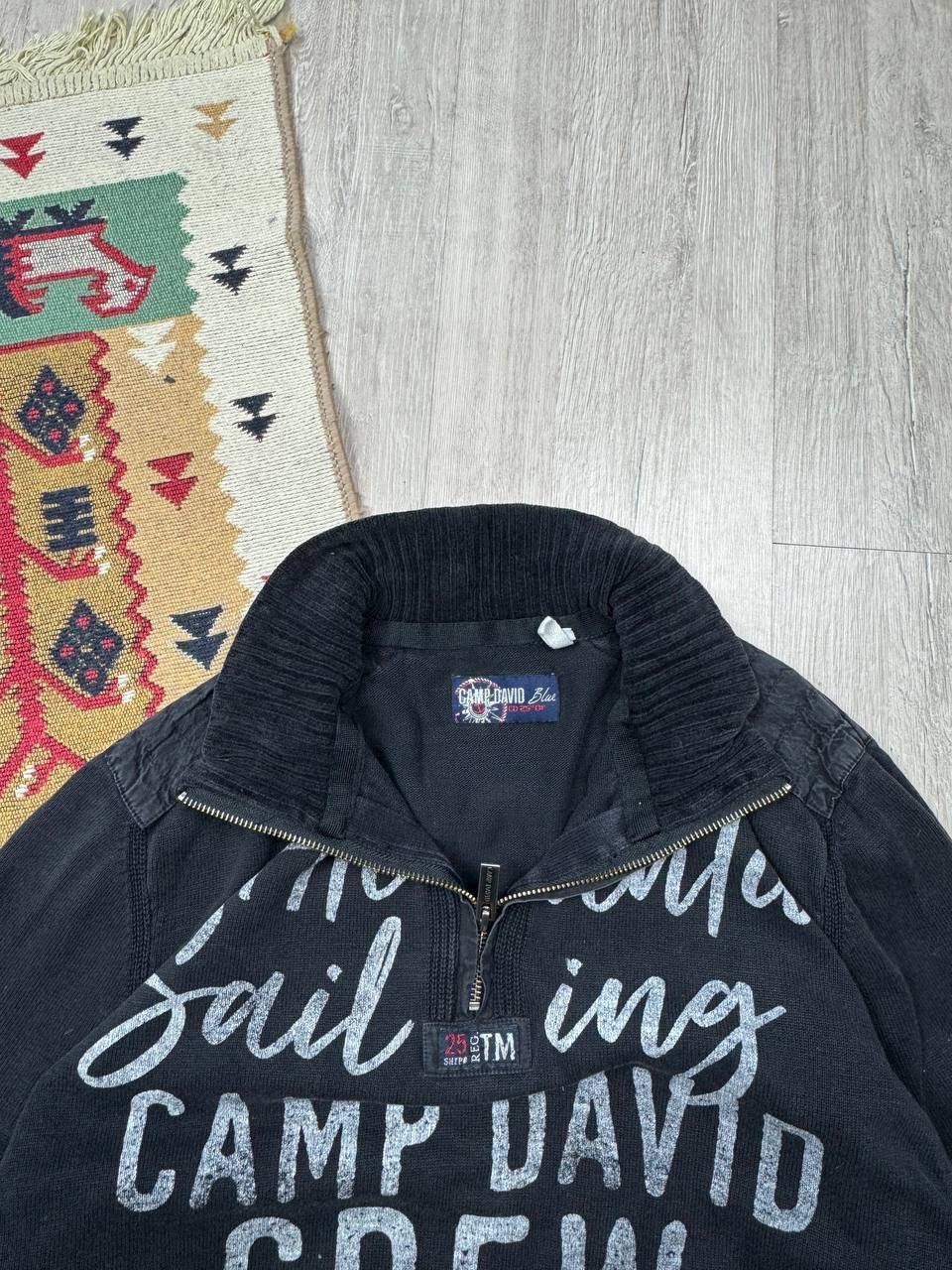 Camp David × Japanese Brand Vintage Camp David Y2K Sweater Faded Knitted Size US L / EU 52-54 / 3 - 4 Thumbnail