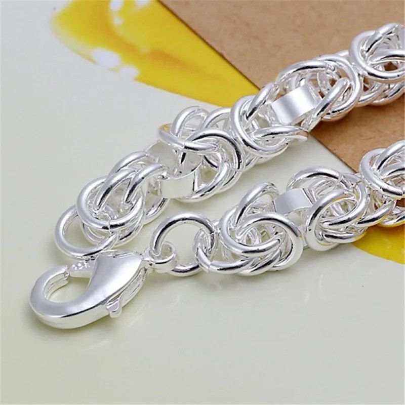 Jewelry Silver Cute Chain Bracelet Size ONE SIZE - 5 Thumbnail