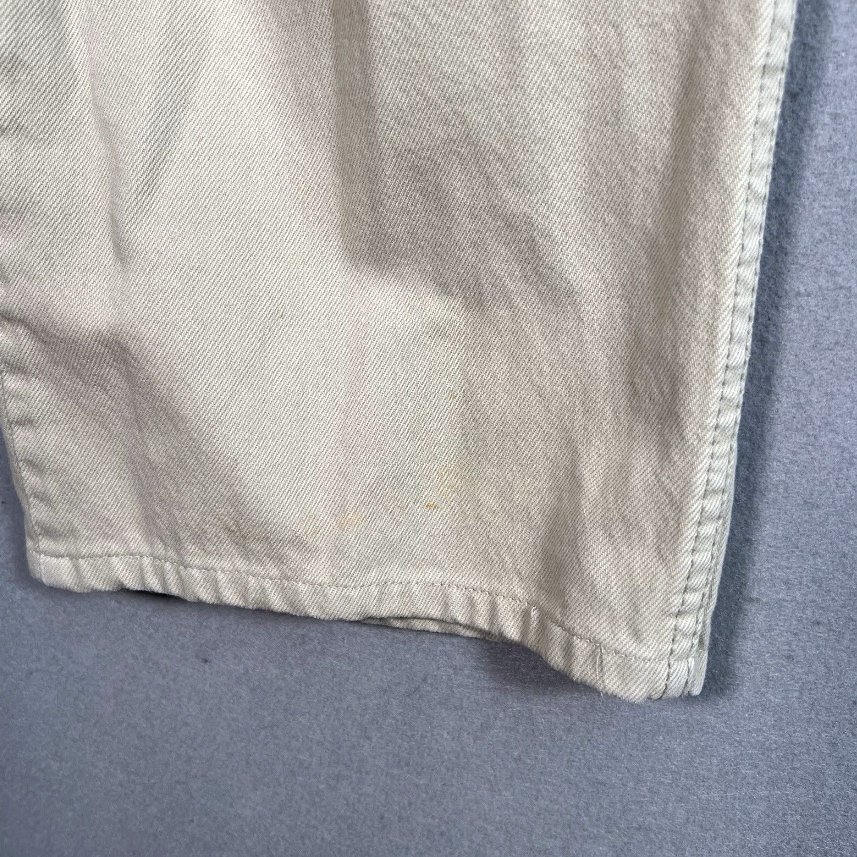 Levi's Levi's 505 Jeans Beige Adult 42 x 30 Regular Fit Mens Denim Size US 42 / EU 58 - 6 Thumbnail