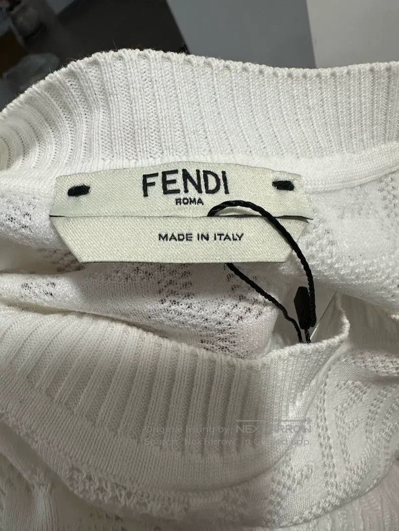 Fendi Fendi FF Printed Knit Top Size M / US 6-8 / IT 42-44 - 3 Thumbnail