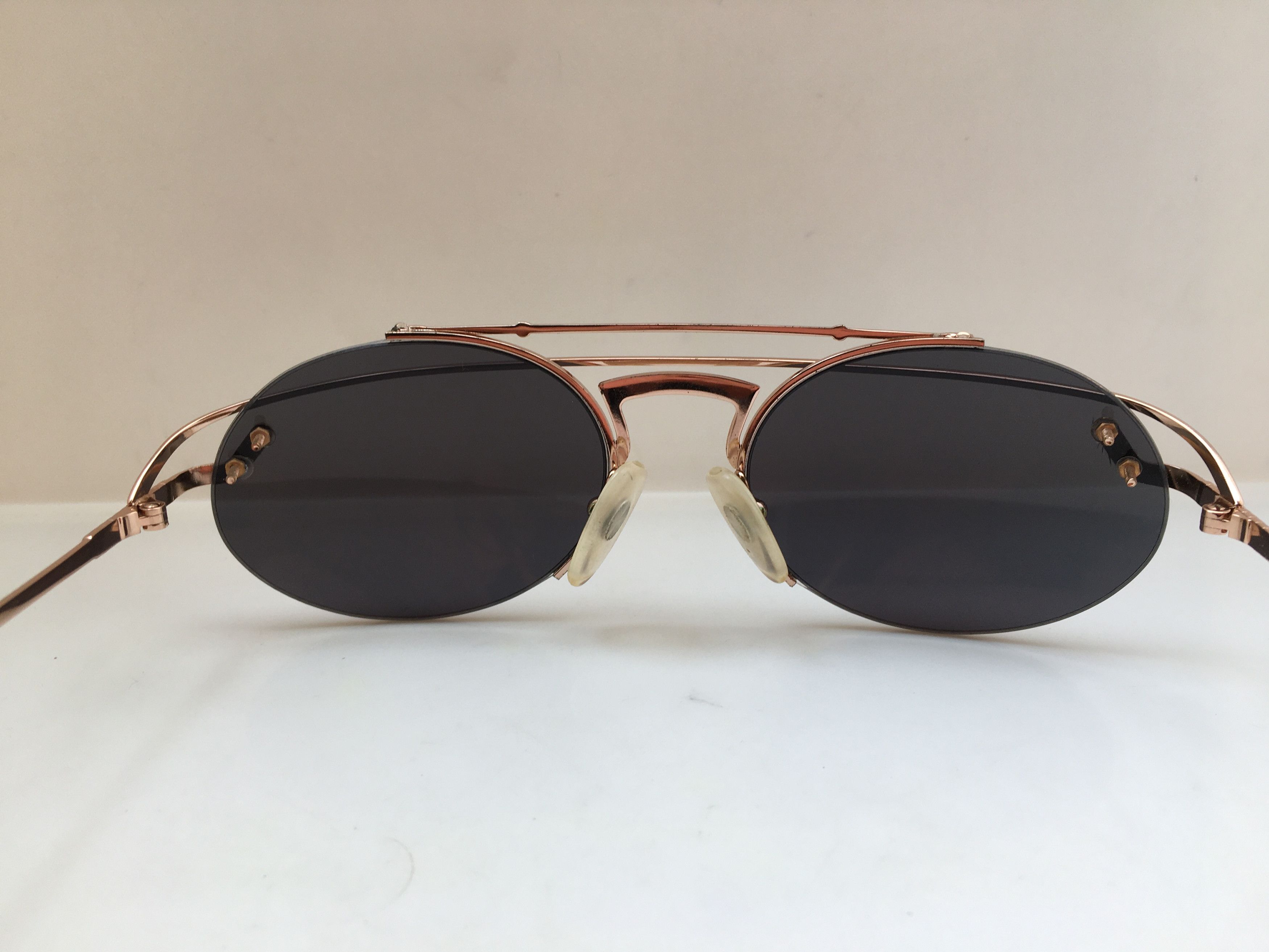 Other MOD SPACE AGE Gold Rimless Oval Sunglasses Frame Size ONE SIZE - 4 Thumbnail