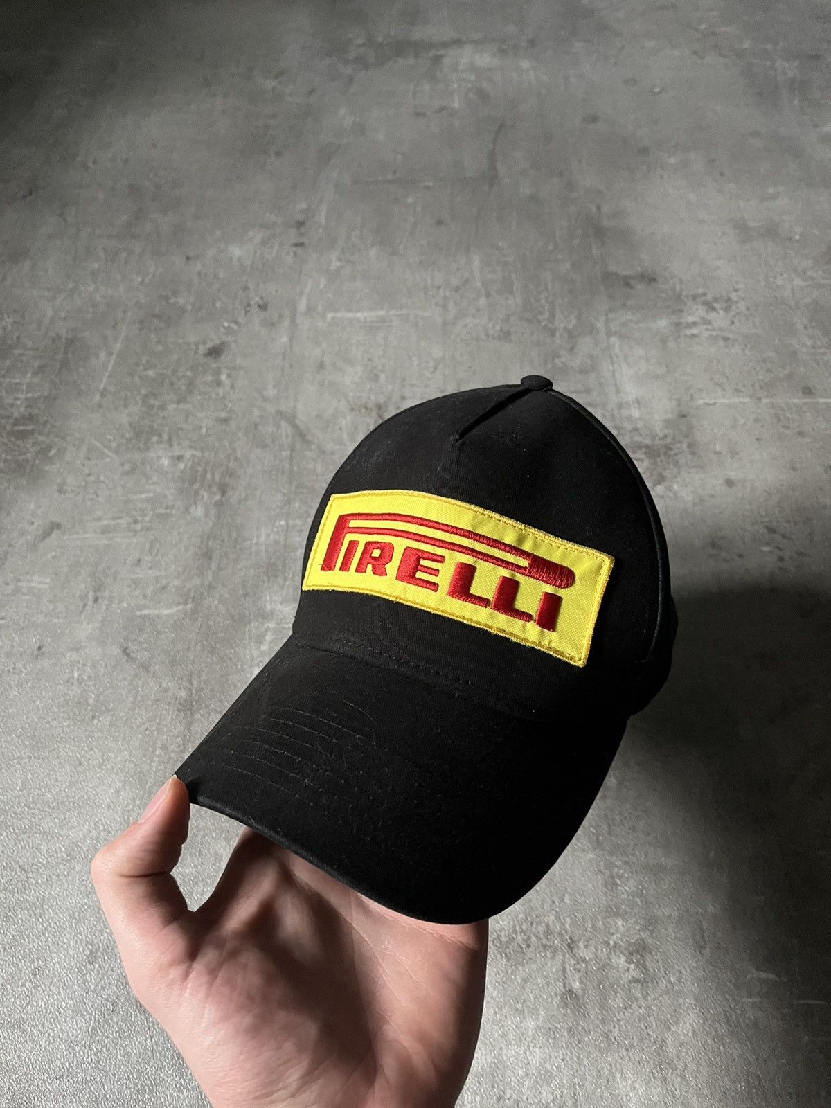 Pirelli × Streetwear × Vintage Vintage Pirelli racing cap hat black ...