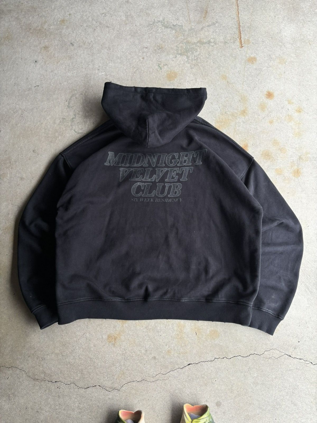 Other Crazy Six Week Residency Boxy Distressed Skate Hoodie Grunge Size US XL / EU 56 / 4 - 2 Thumbnail