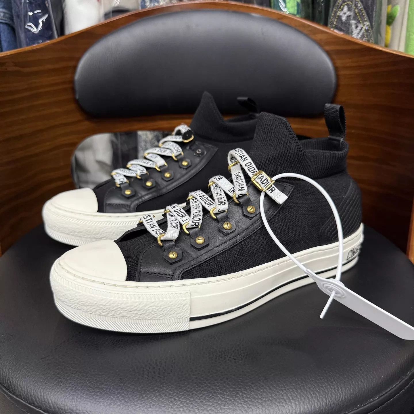 Dior Dior Walk‘n'Dior Black & White Platform EU 38.5 Like New Size US 8 / IT 38 - 1 Thumbnail