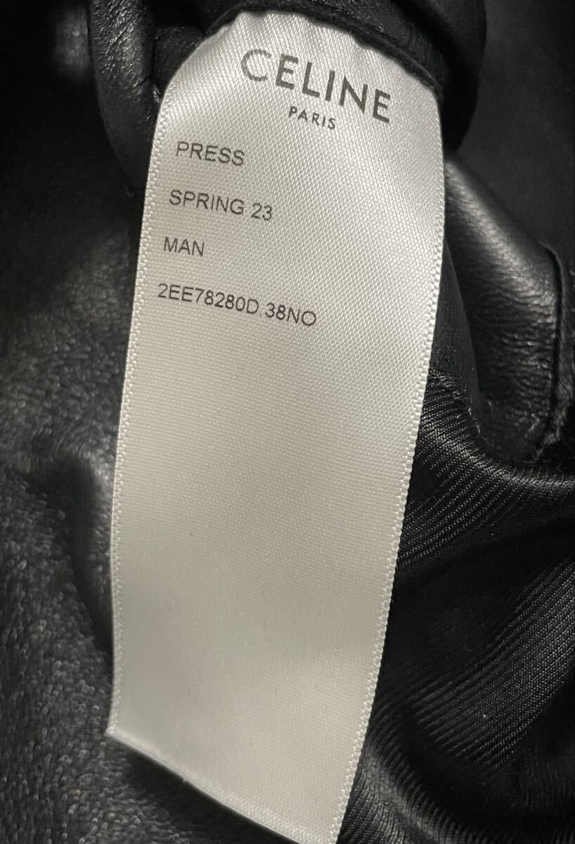 Celine Celine 23SS Leather Jacket *press exclusive Size US S / EU 44-46 / 1 - 7 Thumbnail