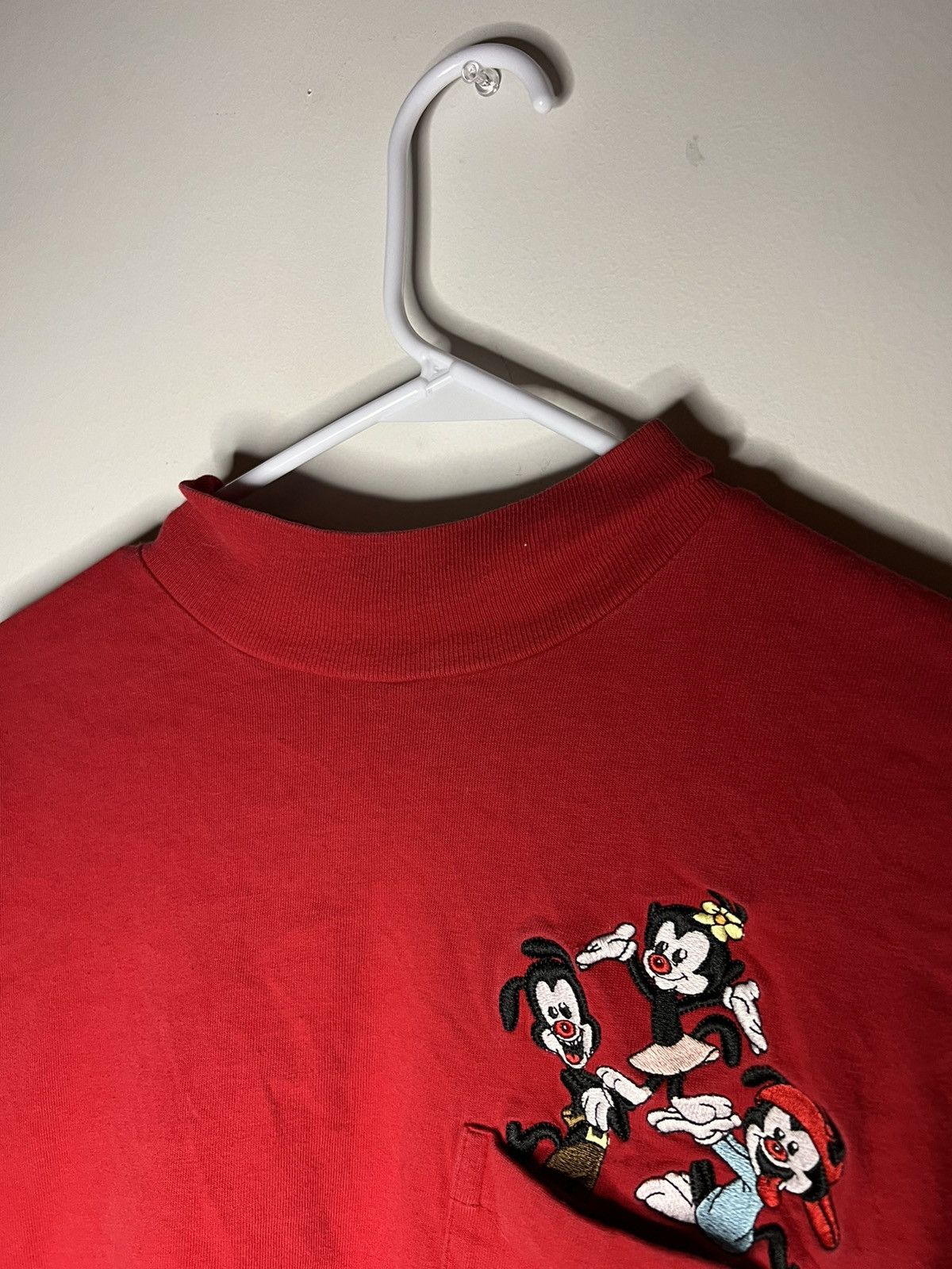 Vintage Vintage 90s Embroidered Animaniacs Long Sleeve Mock Neck Size US S / EU 44-46 / 1 - 6 Thumbnail