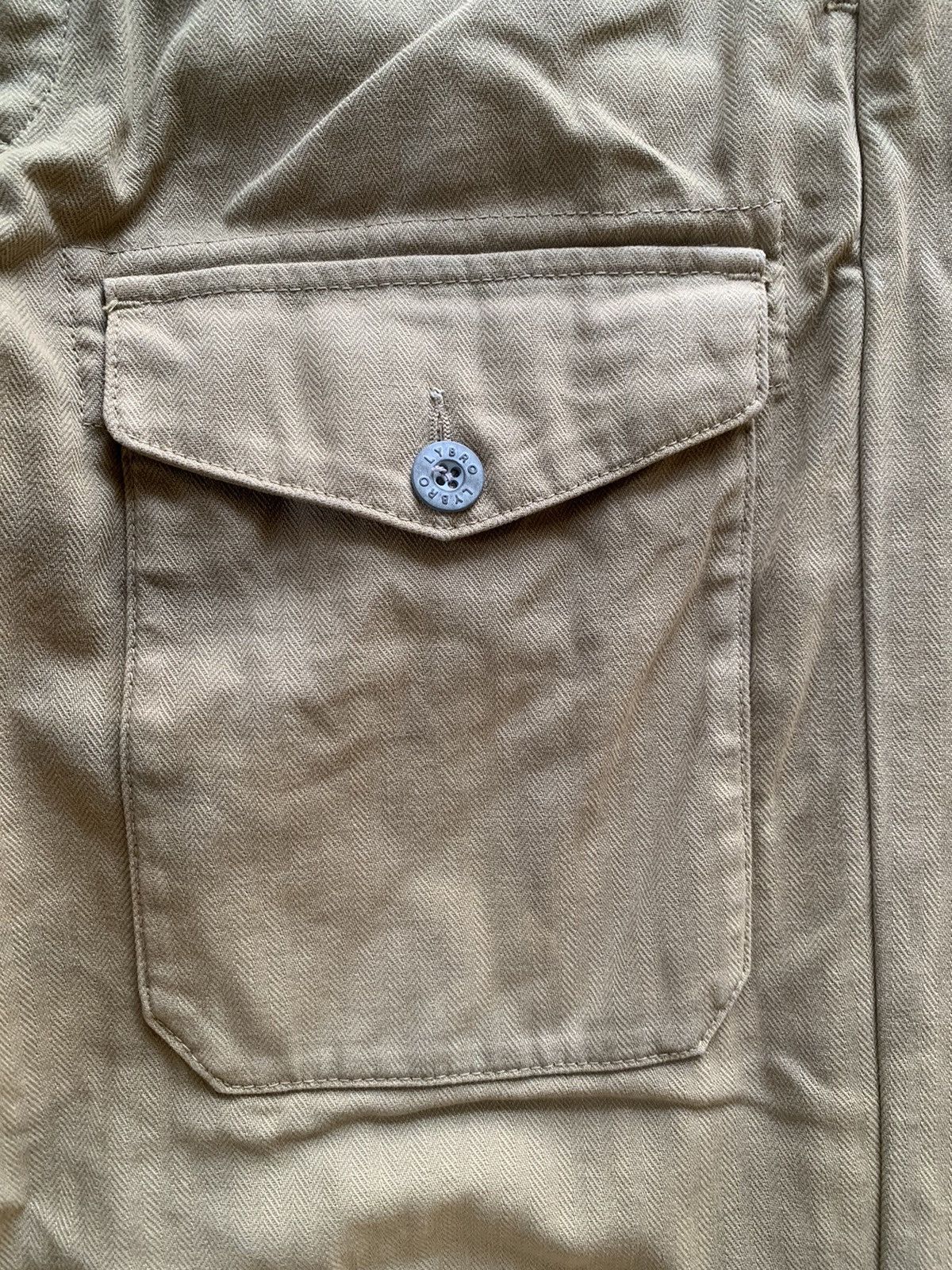 Nigel Cabourn LYBRO by Nigel Cabourn herringbone military design pants Size US 36 / EU 52 - 5 Thumbnail