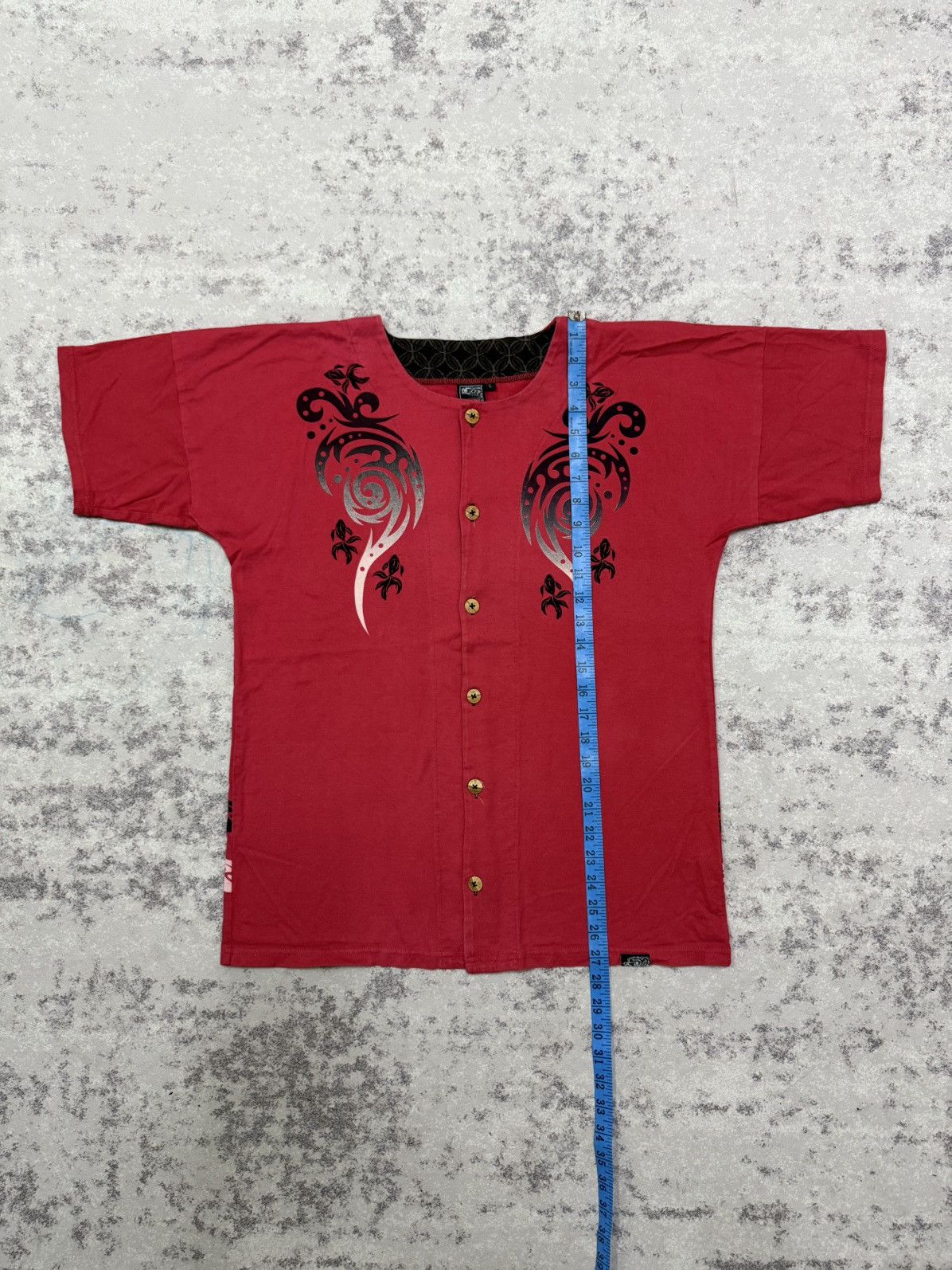 Japanese Brand Vintage No wave no life sukajan button up shirt Size US S / EU 44-46 / 1 - 16 Thumbnail
