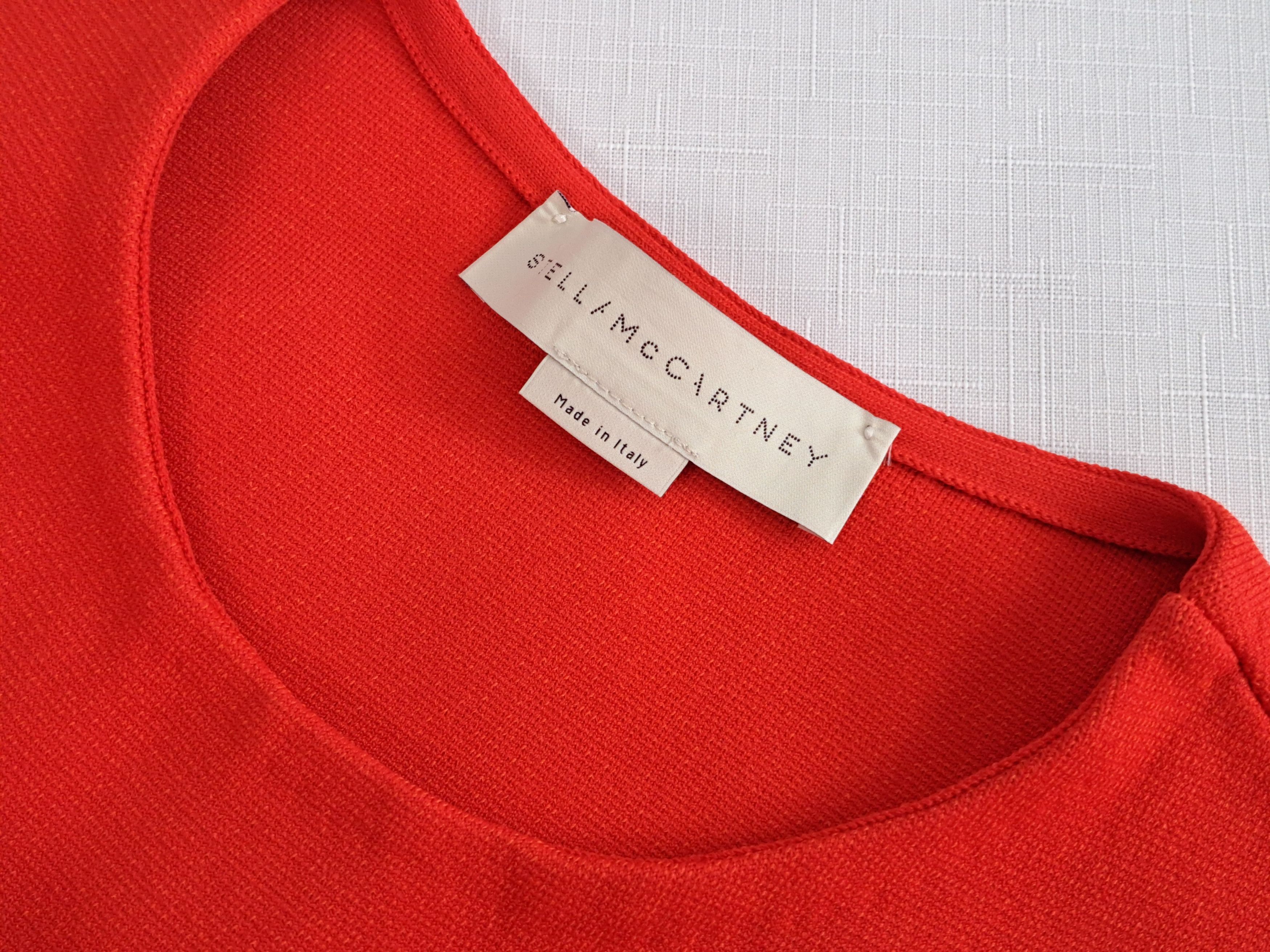Stella McCartney Stella McCartney asymmetric red mini dress. Size 40 Size S / US 4 / IT 40 - 5 Thumbnail