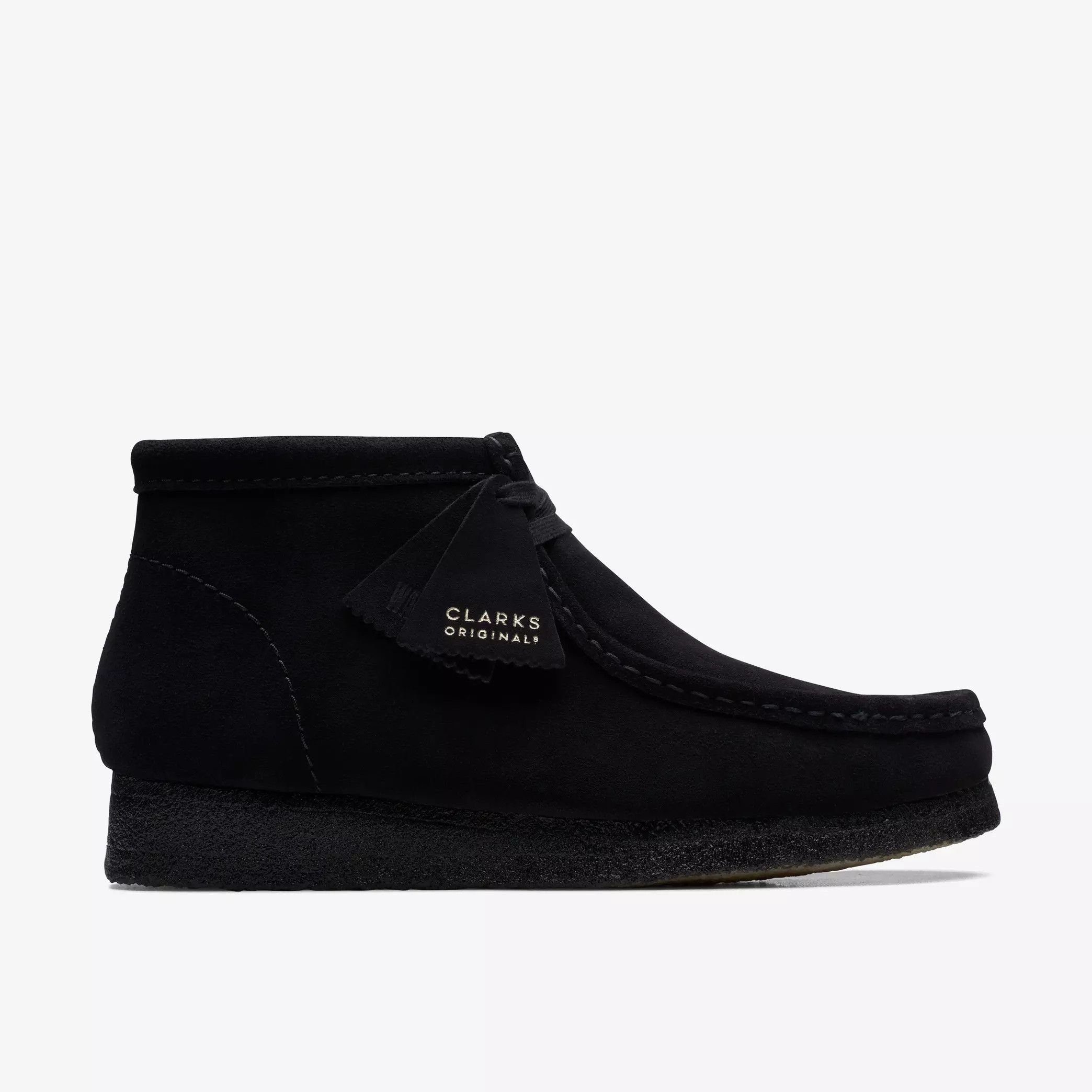 Clarks CLARKS Originals Wallabee Boots Black Suede Size US 10.5 / EU 43-44 - 1 Thumbnail