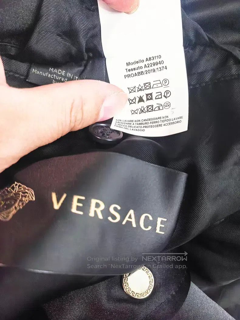 Versace Versace Medusa dragon gold thread embroidered jacket jacke Size US L / EU 52-54 / 3 - 9 Thumbnail