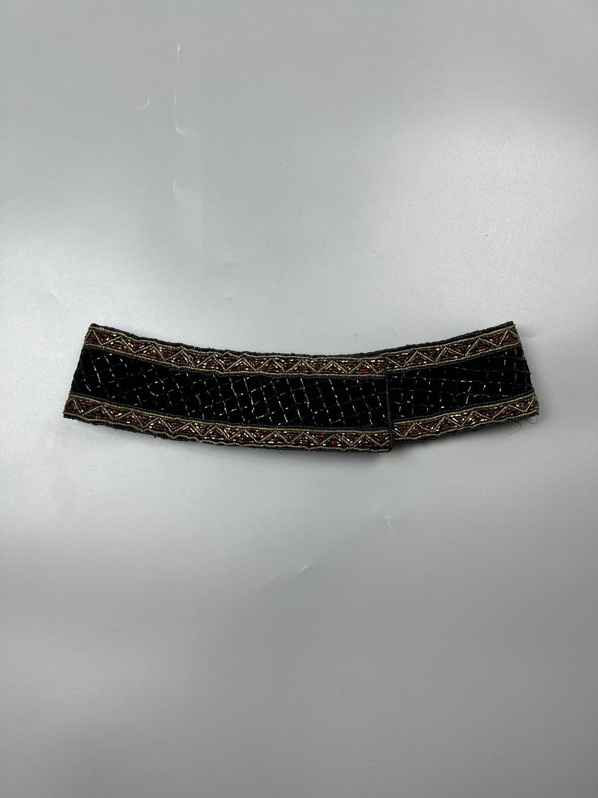 Christian Dior Monsieur Christian Dior Ceintures Vintage Beaded Belt (Y0559) Size ONE SIZE - 3 Thumbnail