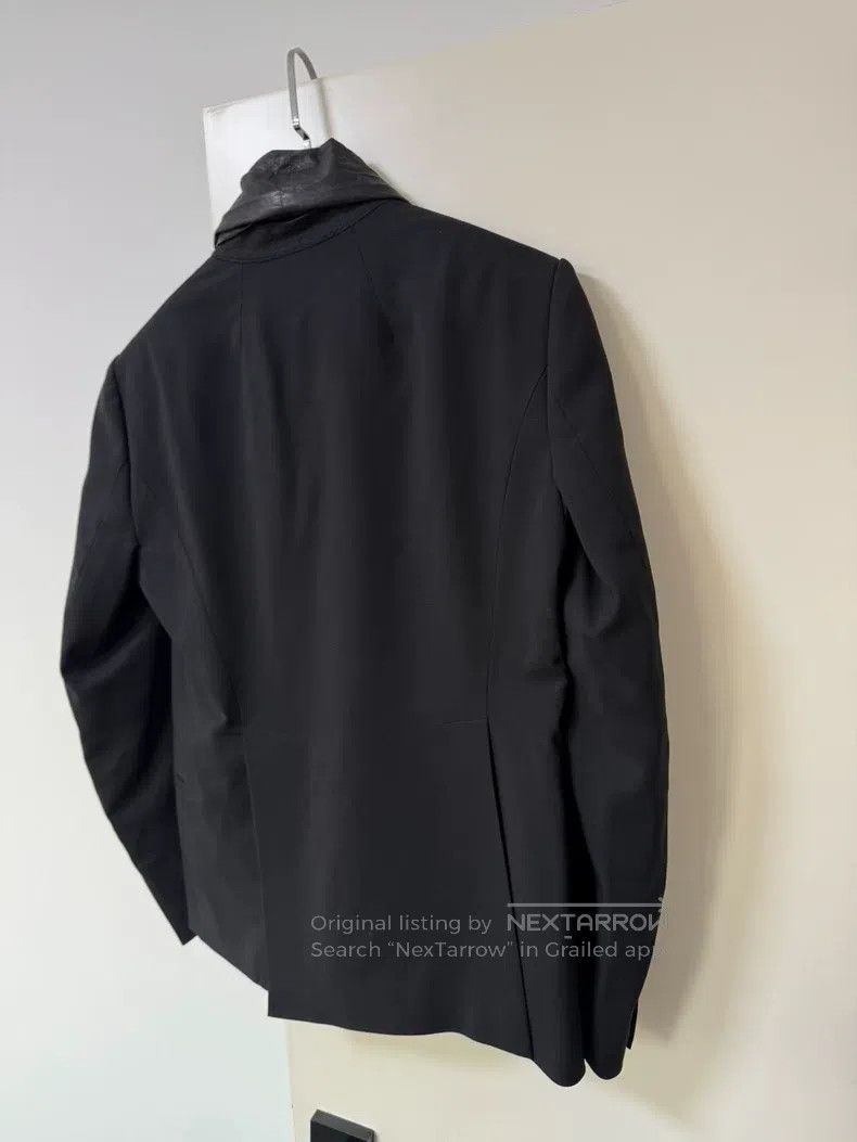 Rick Owens Rick Owens Ruffled green collar blazer jacket Size US M / EU 48-50 / 2 - 8 Thumbnail