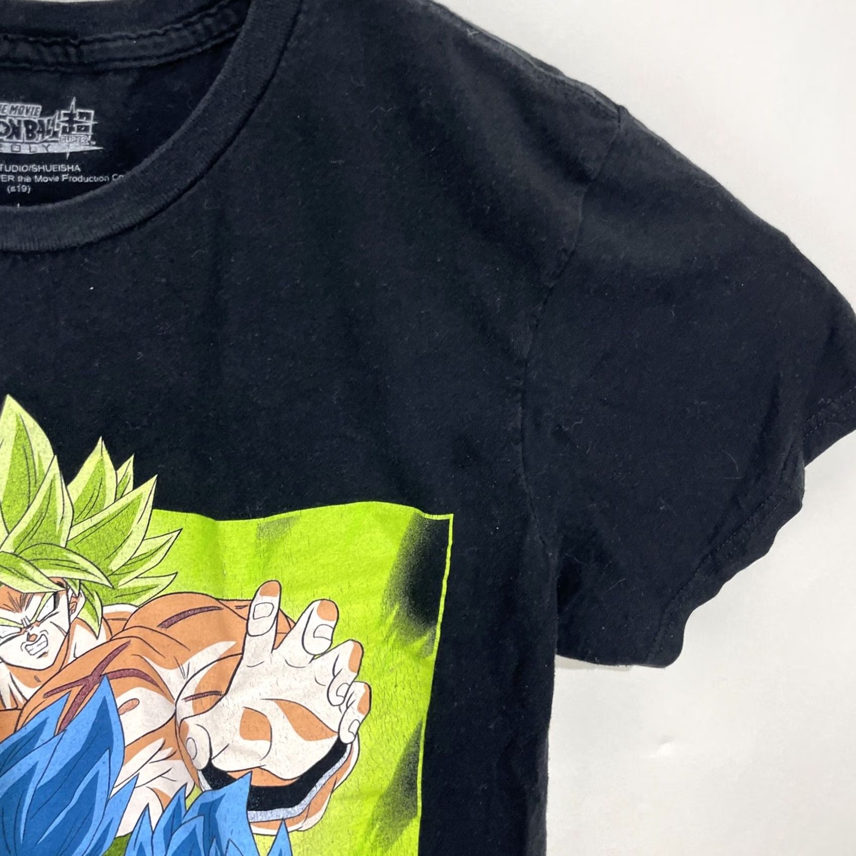 Vintage Dragon Ball Z Super T Shirt Mens Large L Black Short Sleeve Broly The Movie Shirt Anime American Childrens? Size US L / EU 52-54 / 3 - 5 Thumbnail