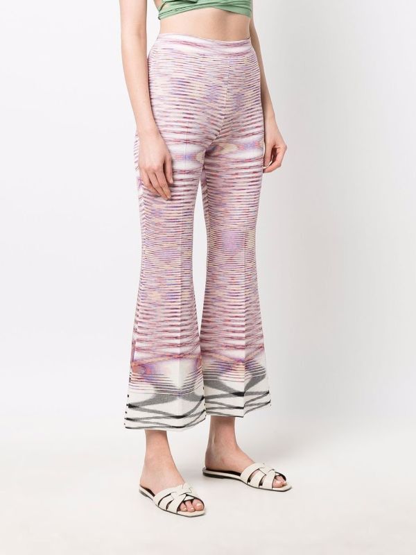 Missoni o1mle0824 Knitted Trousers in Multicolor Size 28" / US 6 / IT 42 - 4 Thumbnail