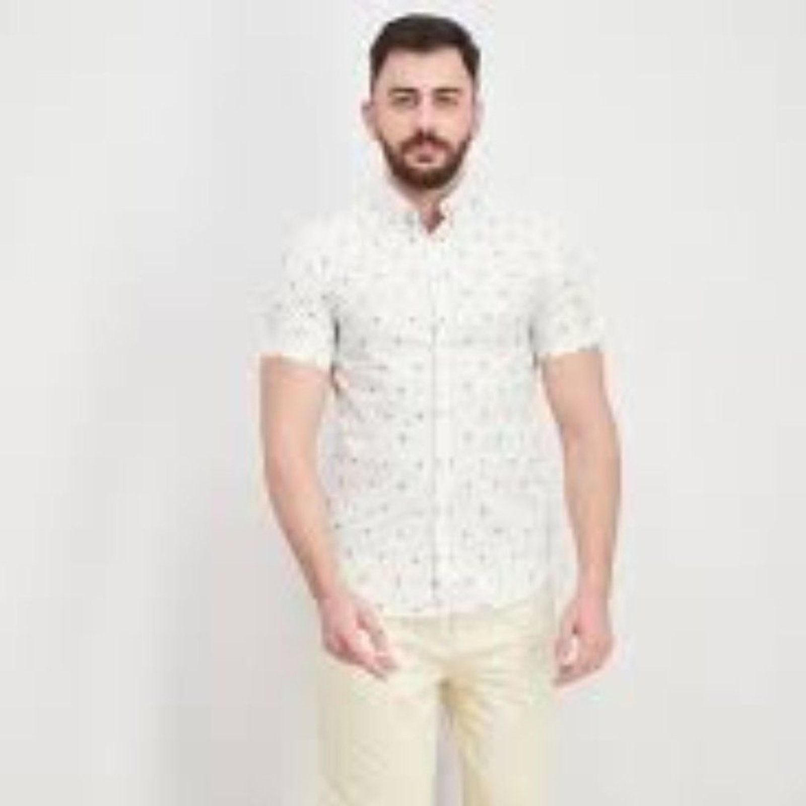 Denim & Flower Denim & Flower Ricky Singh Men's Slim Fit Button-Up Shirt Size US L / EU 52-54 / 3 - 5 Thumbnail