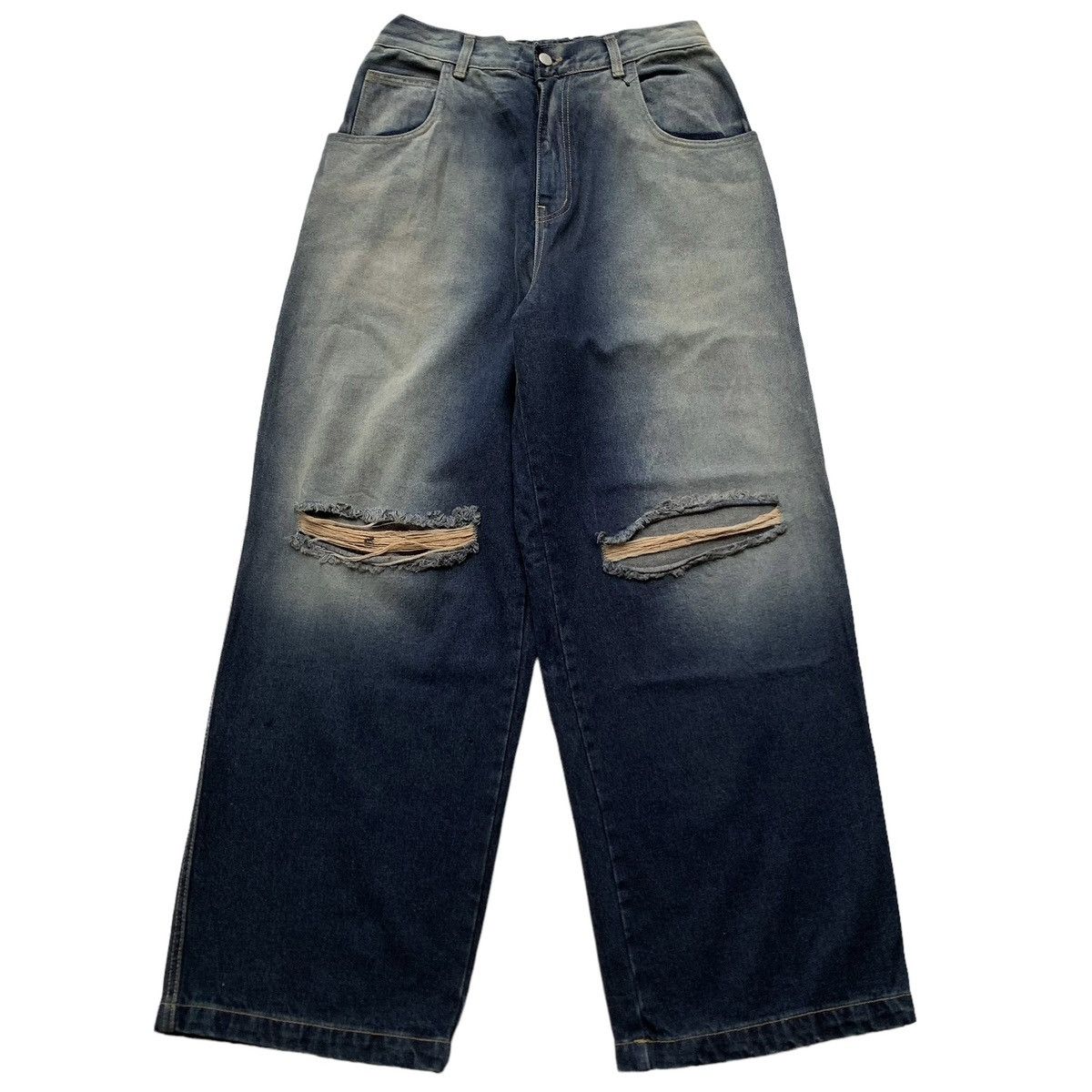 JNCO × Vintage Japanese Brand Glamour Distressed Baggy Loose Pants Size US 34 / EU 50 - 1 Thumbnail