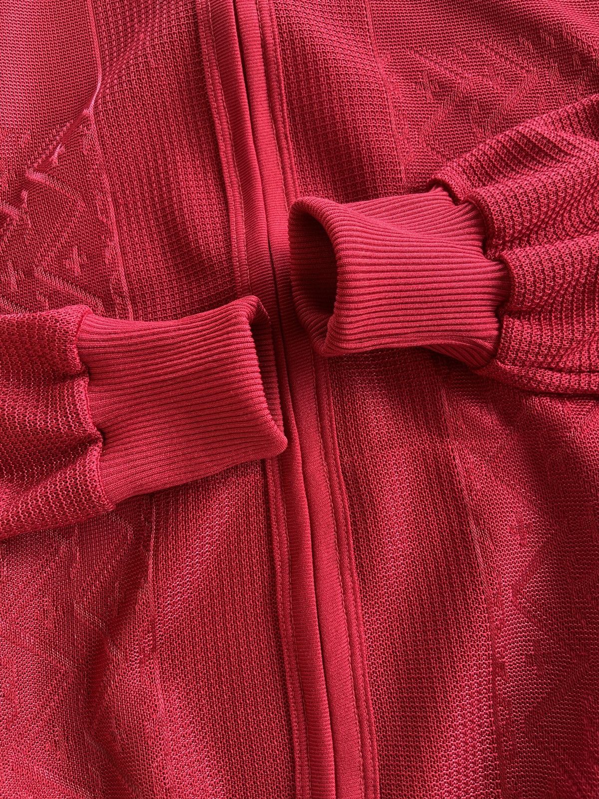 Japanese Brand 80s Harsen Abstract Polyester Knit Blouson Jacket Size US M / EU 48-50 / 2 - 9 Thumbnail