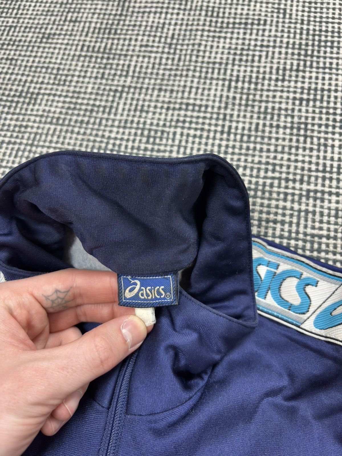 Asics 80s Asics tape logo zip sweatshirt track jacket Japanese Size US S / EU 44-46 / 1 - 5 Thumbnail