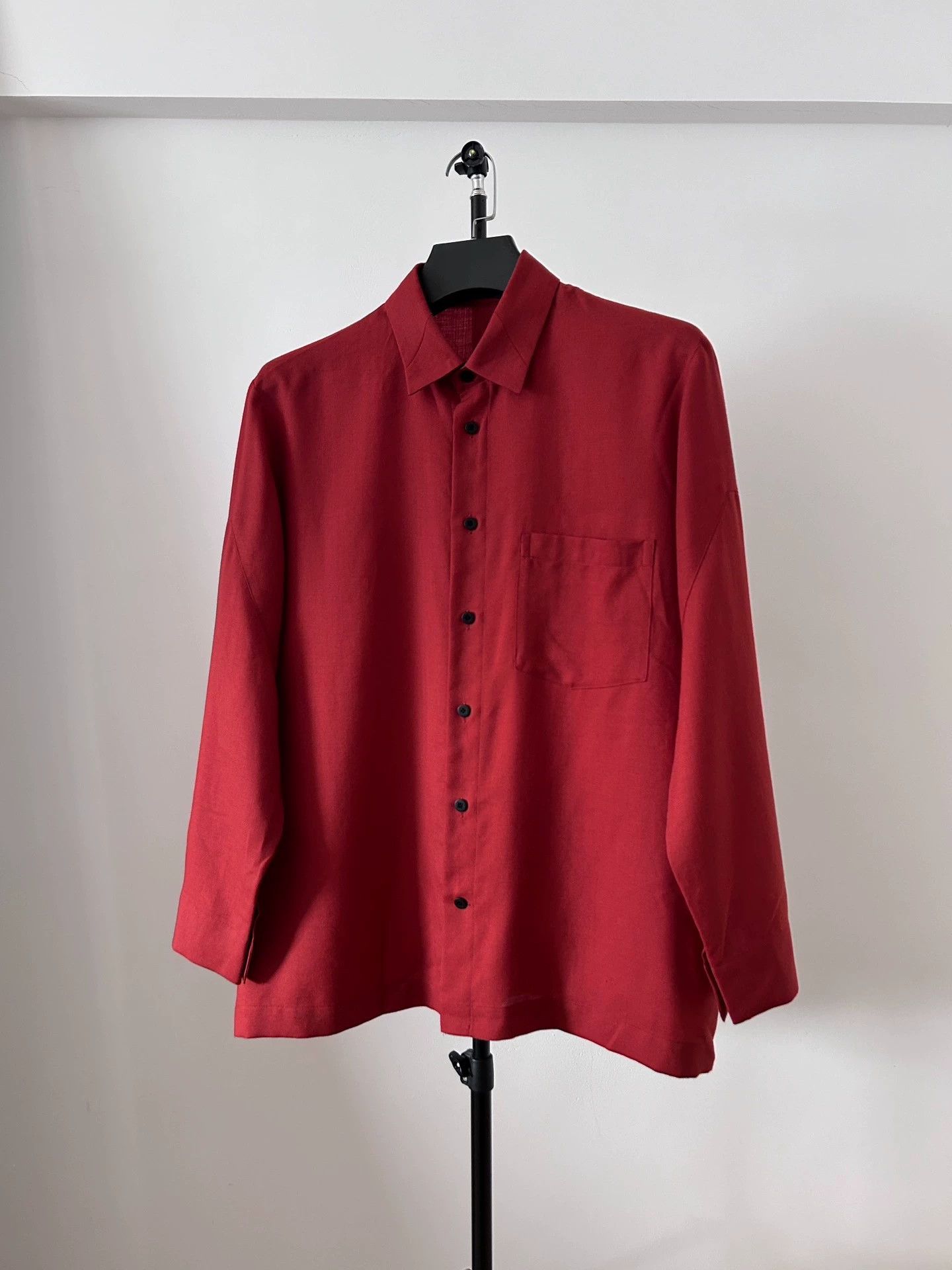 Issey Miyake ISSEY MIYAKE 132 5. Red Shirt Size 3 Size US L / EU 52-54 / 3 - 1 Thumbnail