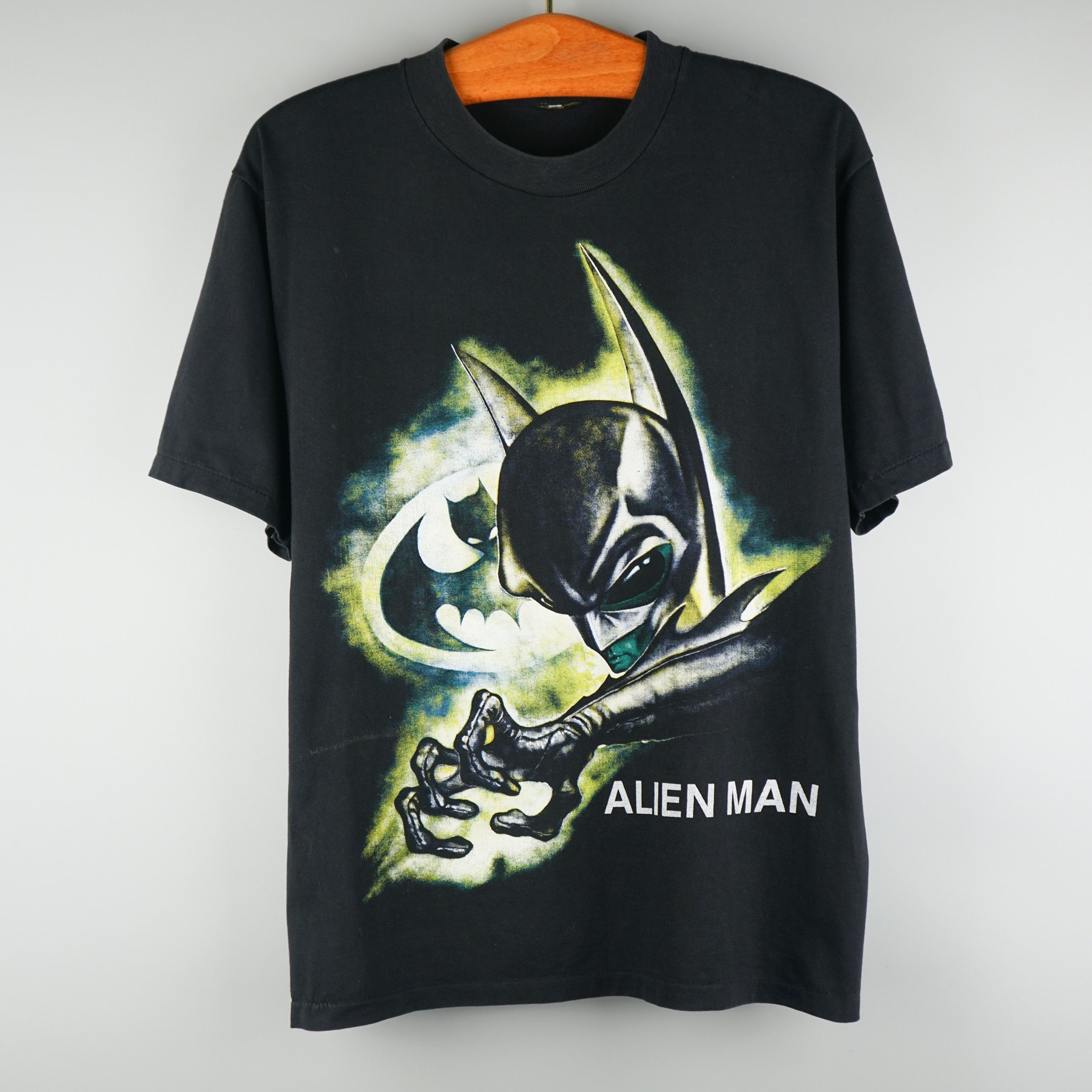 Alien Workshop × Vintage Vintage 1990s Alien Man T-Shirt Size US M / EU 48-50 / 2 - 1 Thumbnail