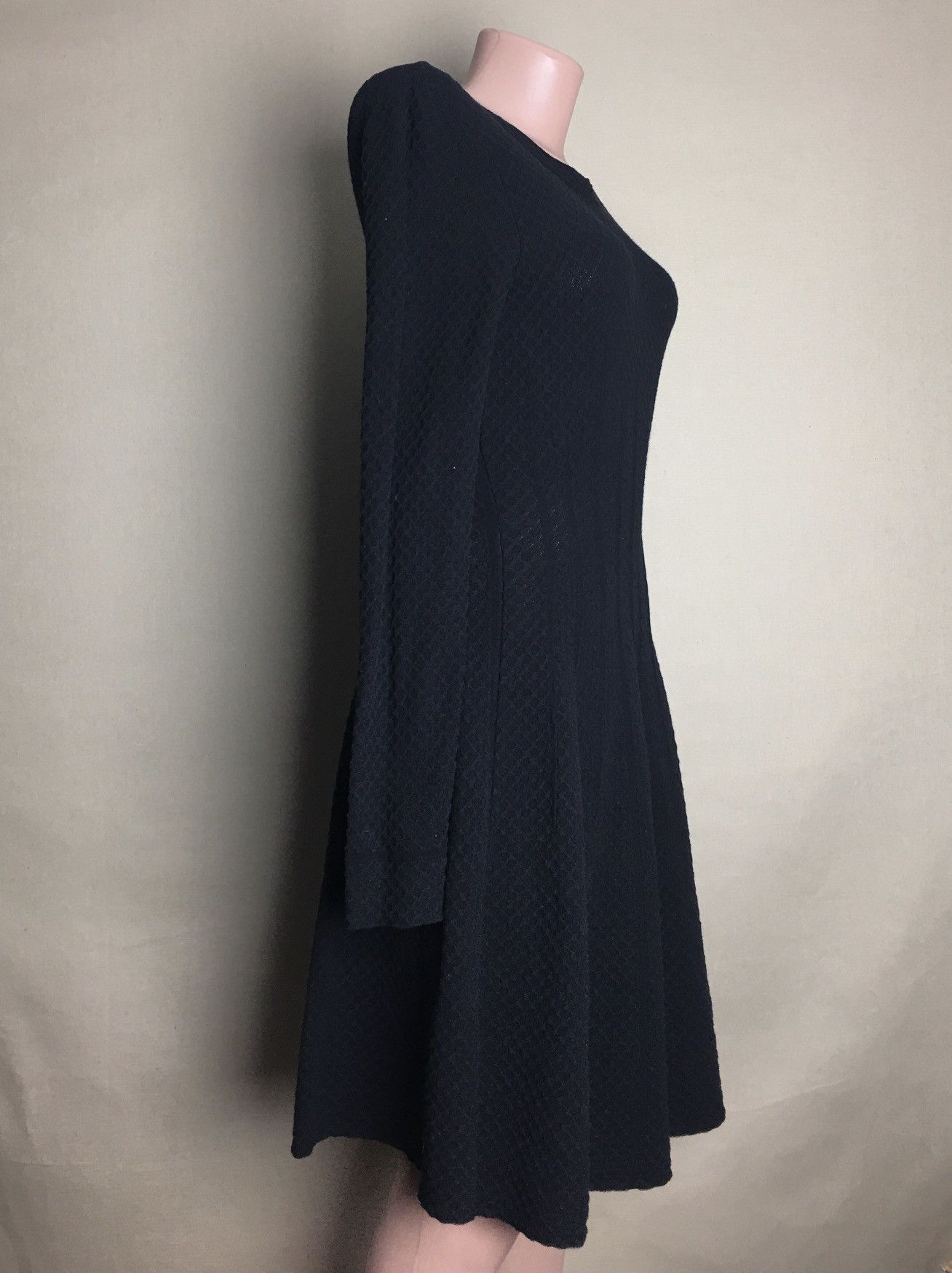 Missoni MISSONI Black Jacquard Wool Viscose Womens Dress Size S / US 4 / IT 40 - 4 Thumbnail
