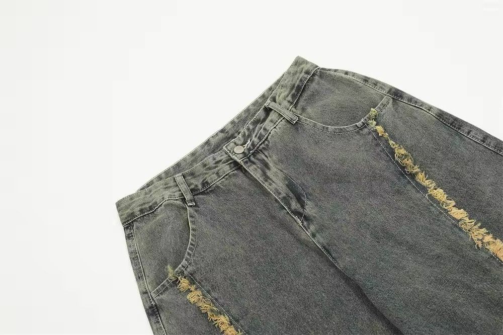 Designer × Vintage Streetwear Cargo Washed Distressed Blue Multi Pockets Jeans Size US 29 - 5 Thumbnail