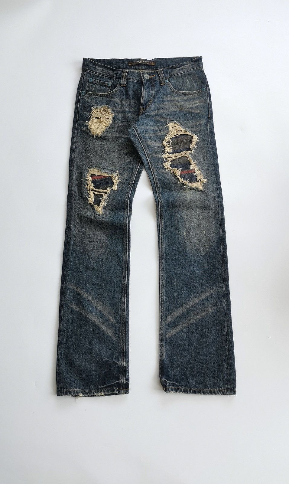 Kapital Heritage Stone Japan Patchwork Remake Denim Jeans Size US 30 / EU 46 - 1 Thumbnail