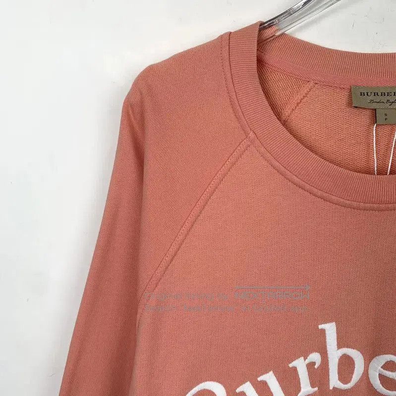 Burberry Burberry Pink Cotton Women's Sweatshirt. Size S / US 4 / IT 40 - 3 Thumbnail
