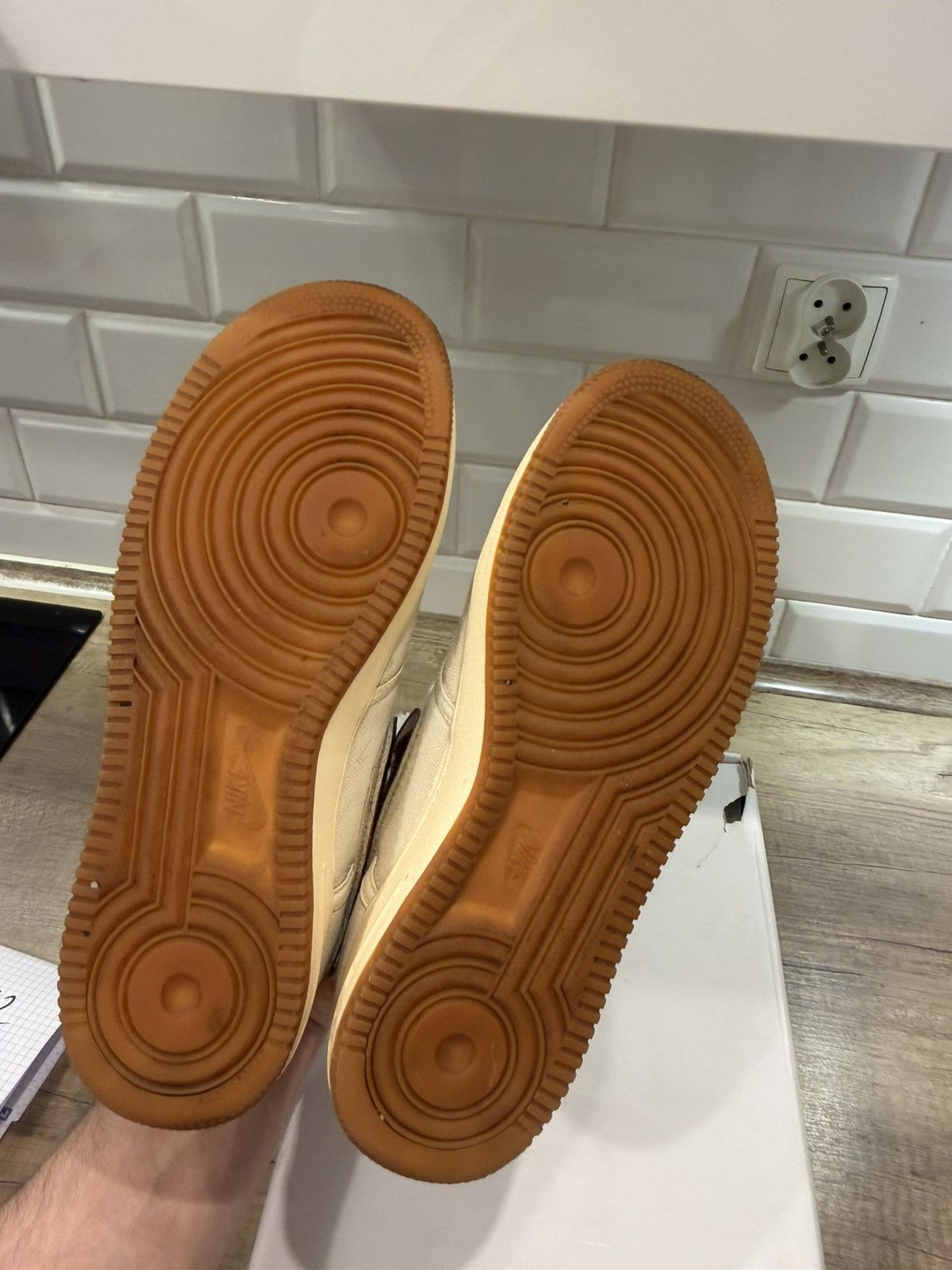 Nike Nike Air Force 1 Sail Travis Scott Size US 10 / EU 43 - 6 Thumbnail