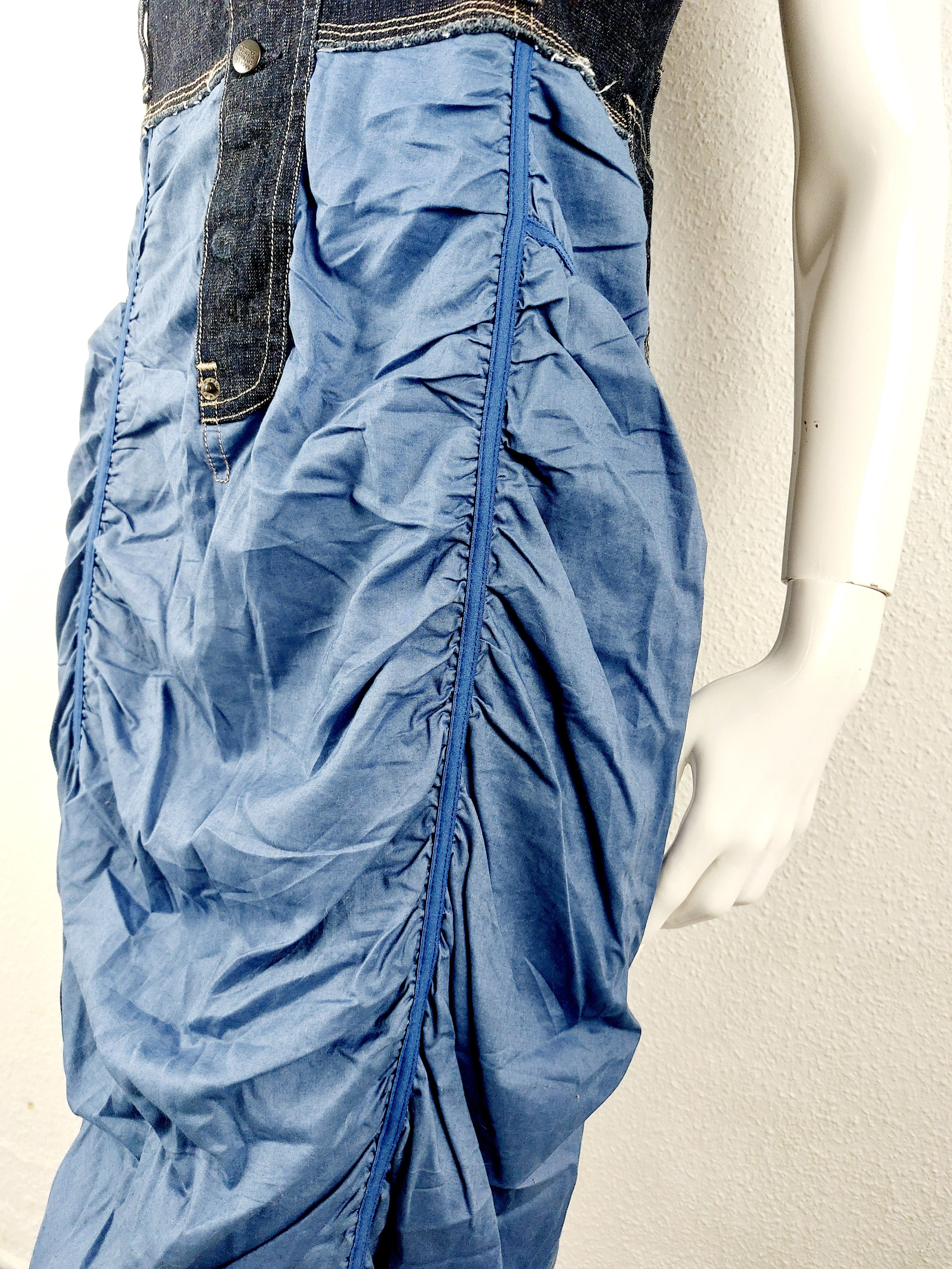 Marithe + Francois Girbaud Marithé + François Girbaud Parachute Tactical Ruffled Dress Size XS / US 0-2 / IT 36-38 - 4 Thumbnail