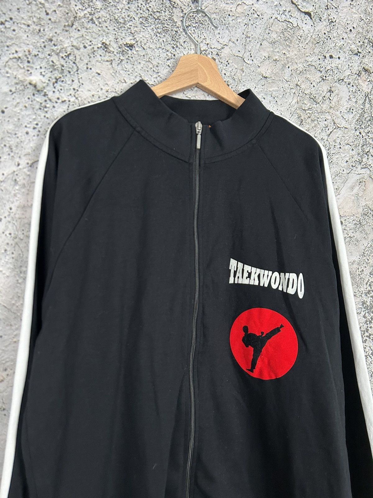 Flight Club Vintage Taekwondo Japanese 90s Fighting Sweatshirt Zip Up Size US XL / EU 56 / 4 - 4 Thumbnail