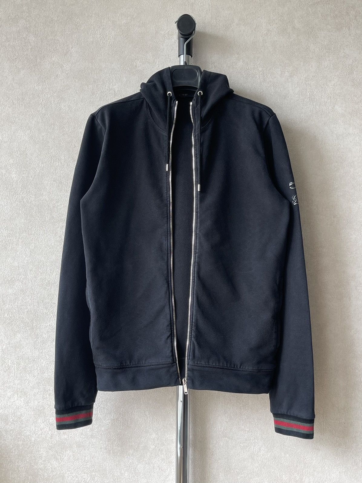 Gucci Gucci x Fiat 500 Limited Edition Zip-Up Hoodie Web Cuffs Size US M / EU 48-50 / 2 - 9 Thumbnail