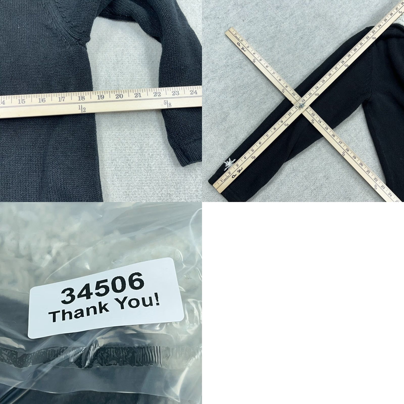 Vintage VINTAGE Christmas Cardigan Sweater Women M Black Winter Snowman Snowflakes Embroidered Full Zip 90s Holiday Retro Cardigan Size M / US 6-8 / IT 42-44 - 8 Thumbnail